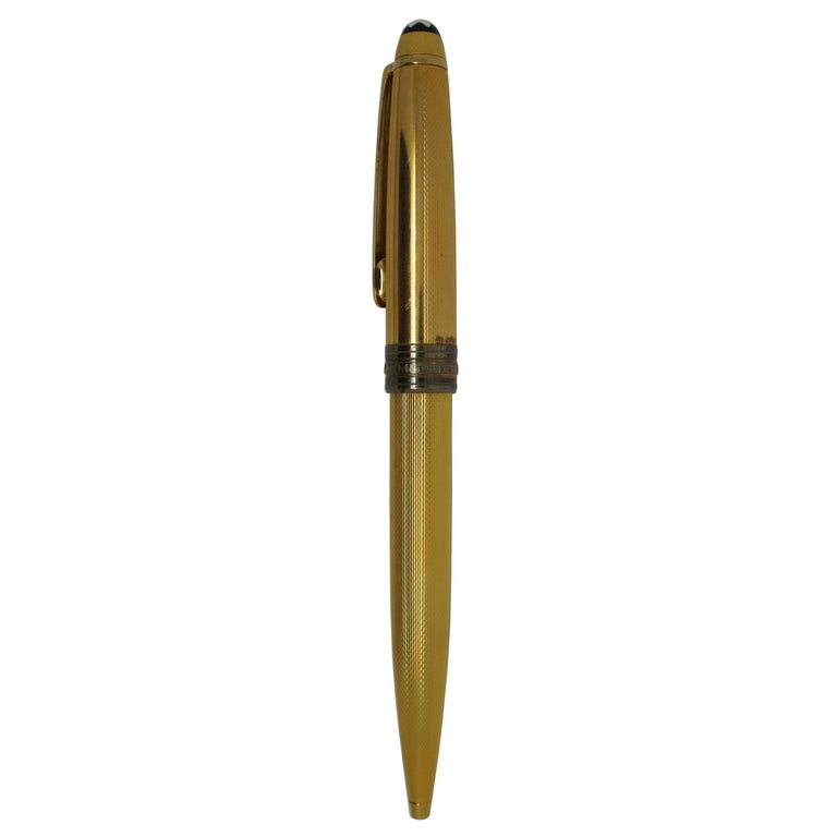 Aantrekkelijk zijn aantrekkelijk Tenslotte Schema Montblanc Meisterstuck Solitaire Gold Plated Barley Ballpoint Pen, Germany, 1644 For Sale at 1stDibs Aantrekkelijk zijn aantrekkelijk Tenslotte Schema Montblanc Meisterstuck Solitaire Gold Plated Barley Ballpoint Pen, Germany, 1644 For Sale at 1stDibs
