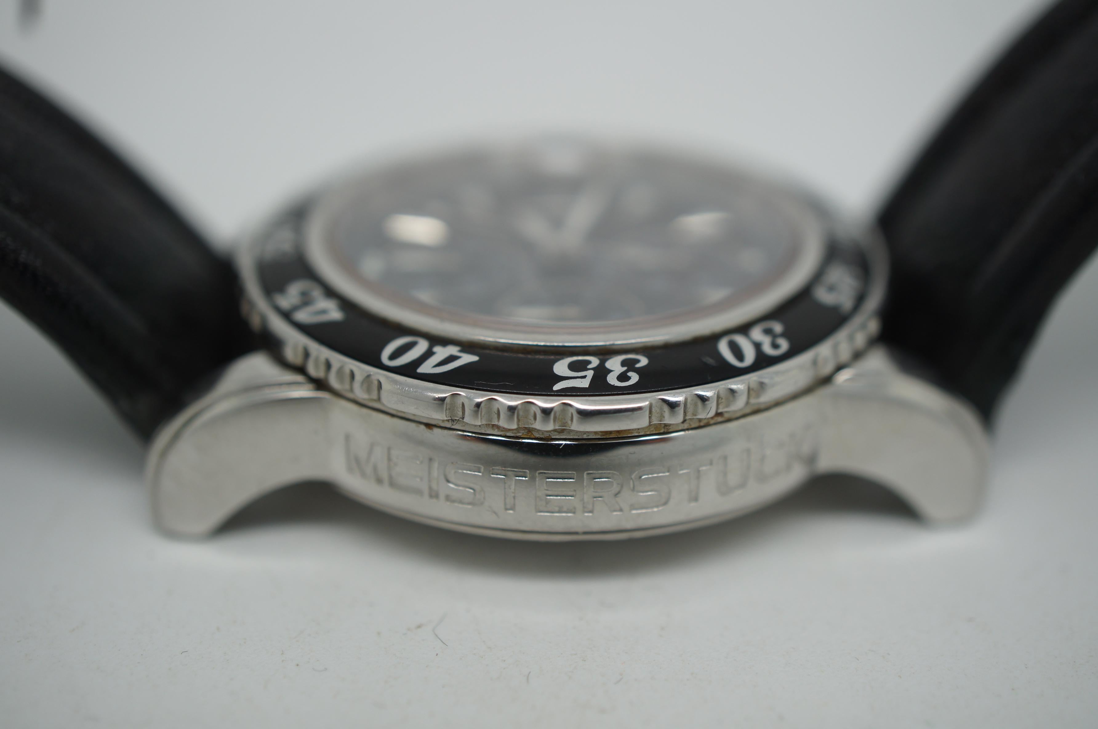 Montblanc Meisterstuck Sport 7037 Mens Chronograph Divers Wristwatch For Sale 1