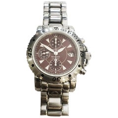 Montblanc Meisterstuck Sport Chronograph Brown Dial Watch 7034
