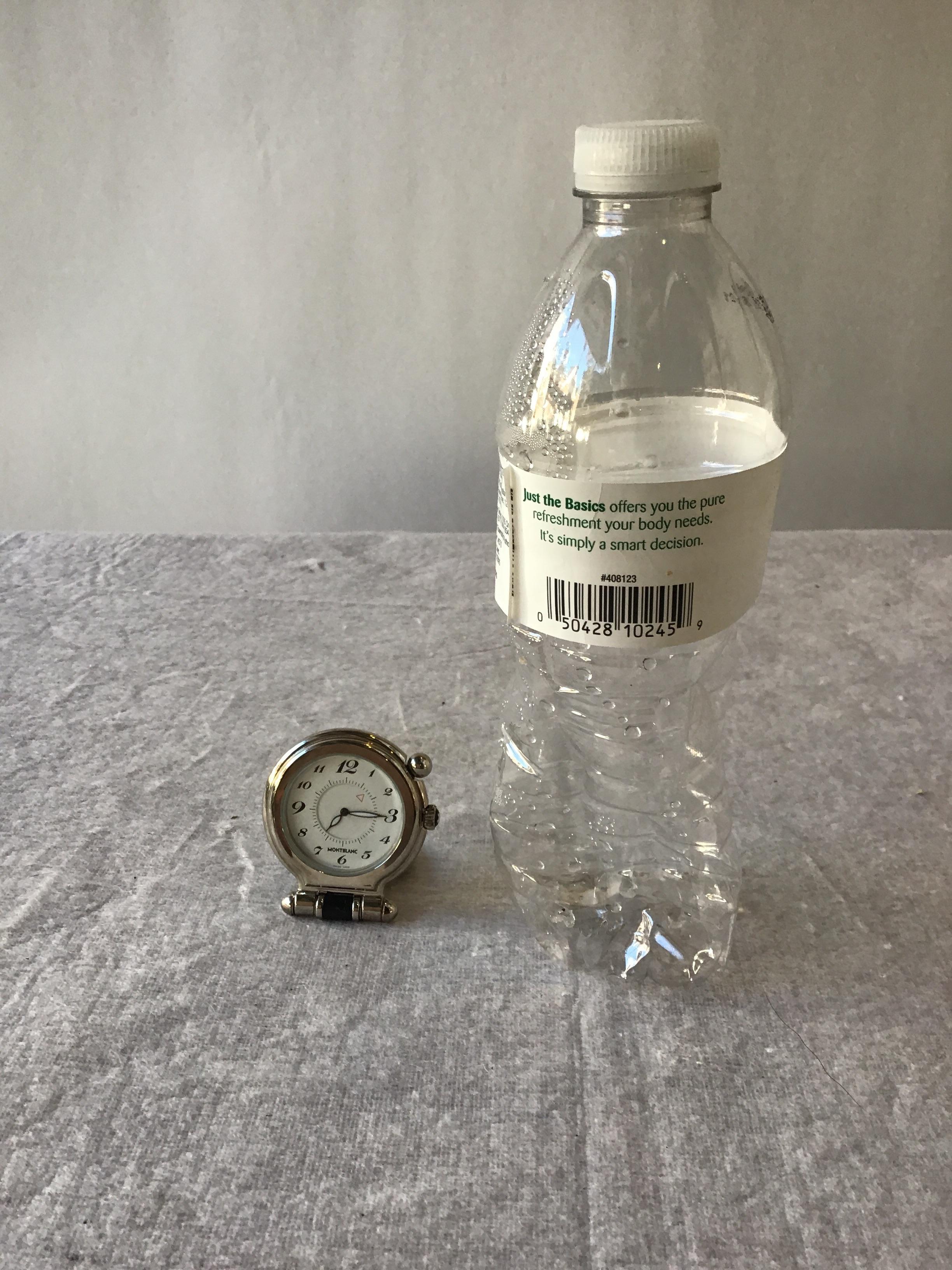 Montblanc Meisterstuck travel alarm clock.