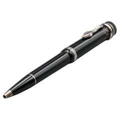 Retro Montblanc Meisterstuck Writers Agatha Christie Limited Edition Silver BP Pen