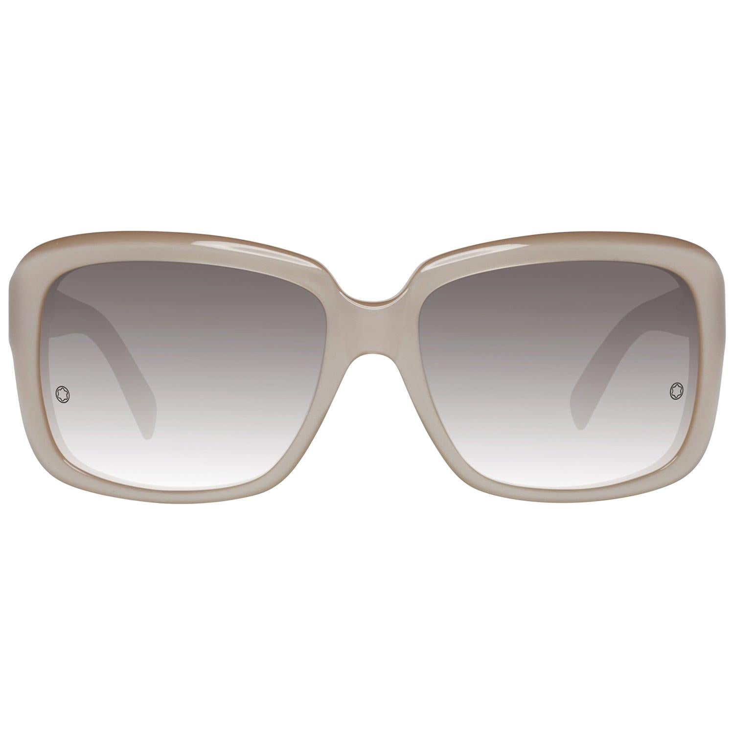 Montblanc Mint Women Beige Sunglasses MB466S 5974F 59-16-141 mm