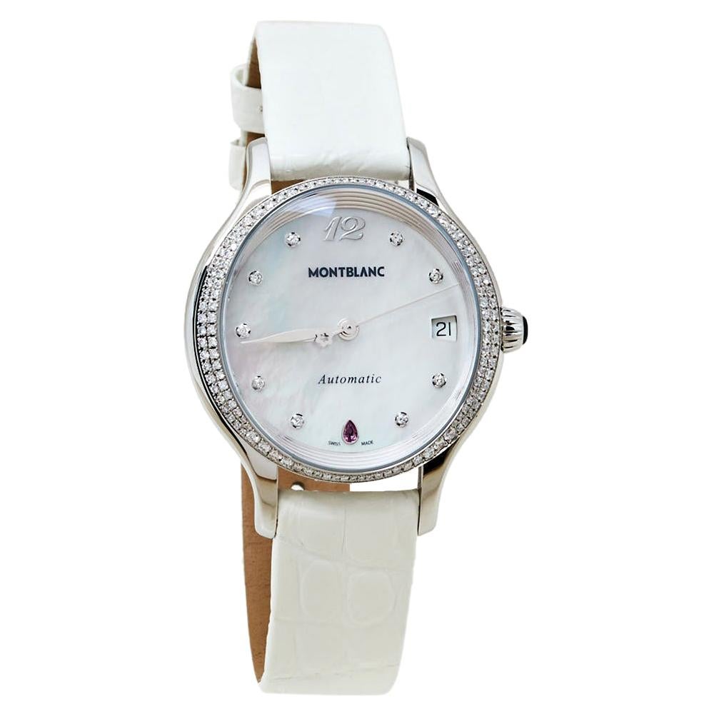 Montblanc MOP Diamonds Princess Grace De Monaco Women
s Wristwatch 34 mm