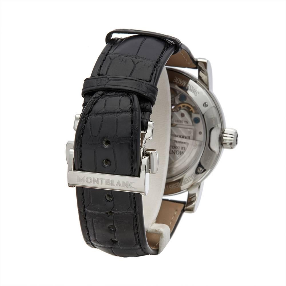 Montblanc Nicolas Rieussec Home Time Stainless Steel Men’s 107070 2