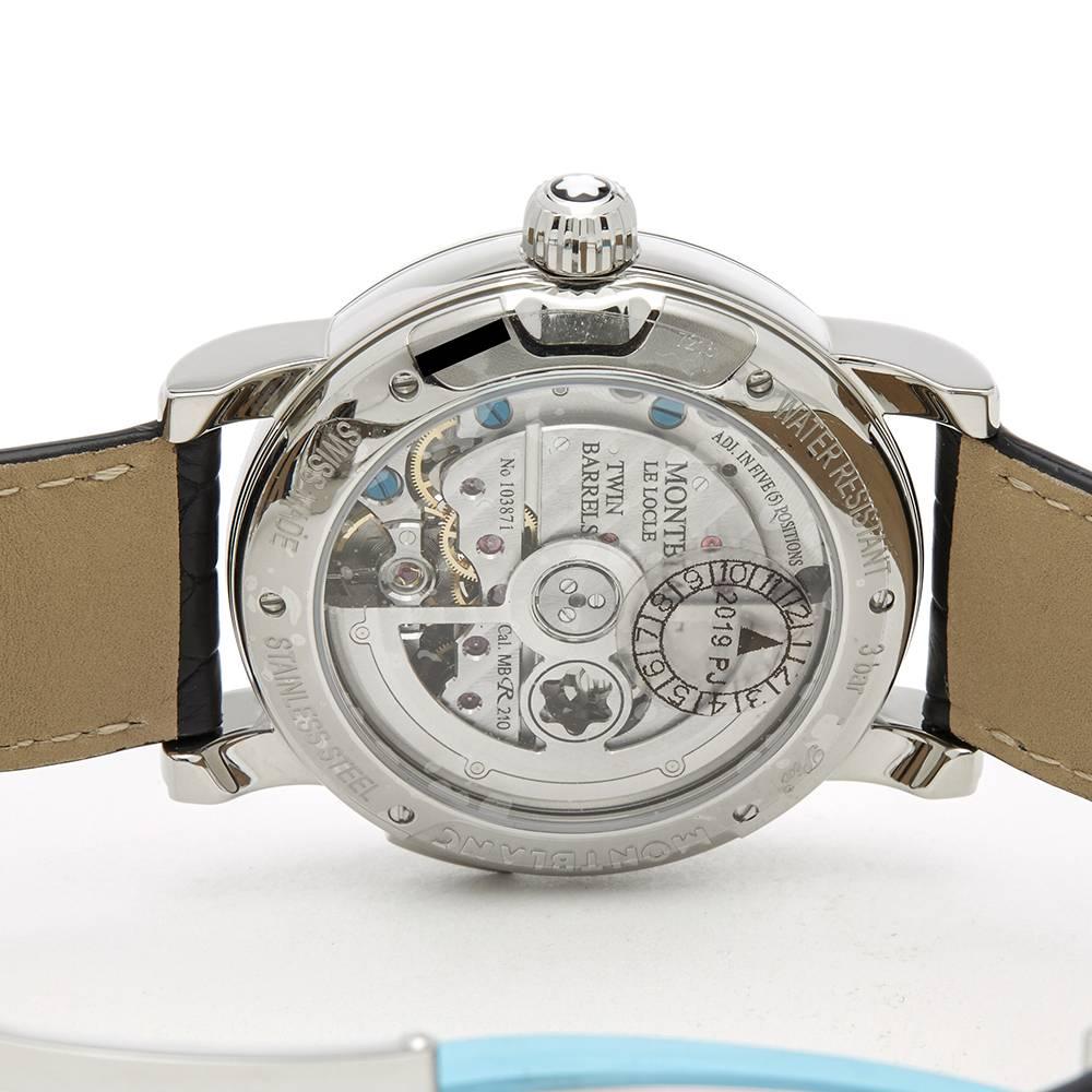 Montblanc Nicolas Rieussec Home Time Stainless Steel Men’s 107070 3
