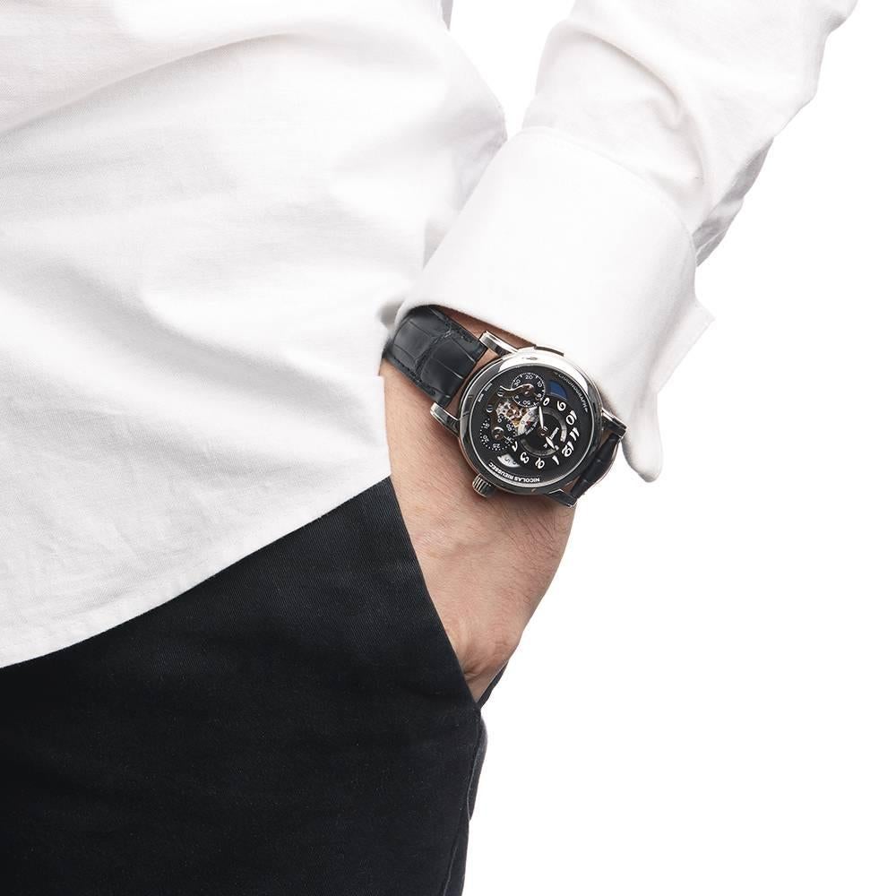 Montblanc Nicolas Rieussec Home Time Stainless Steel Men’s 107070 5
