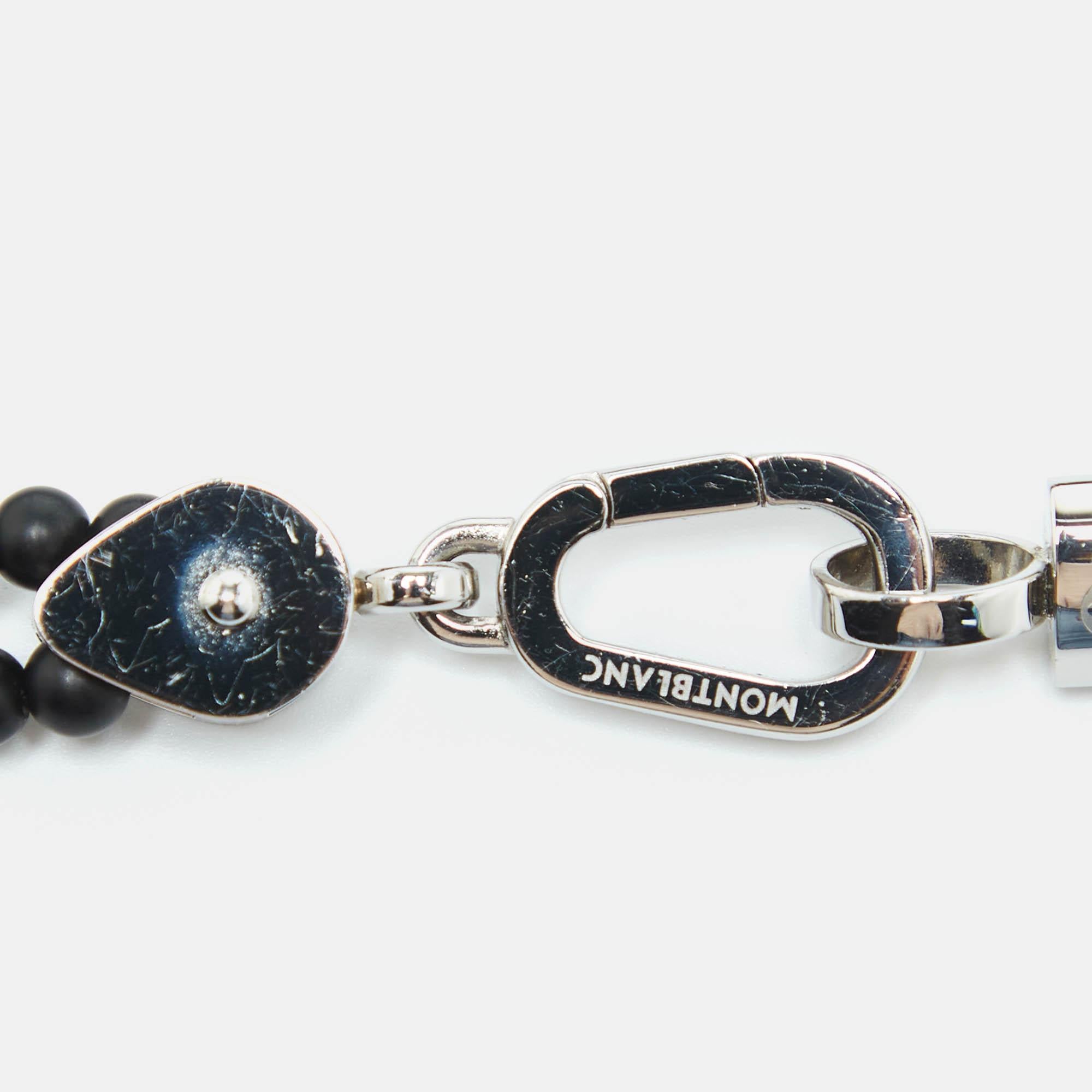 Montblanc brings this fabulous bracelet rendered in an elegant silhouette for the woman who is ready to ace every accessory game. It is sure to catch an eye and make your heart skip a beat. Flaunt it with your all looks, from formal to casual.