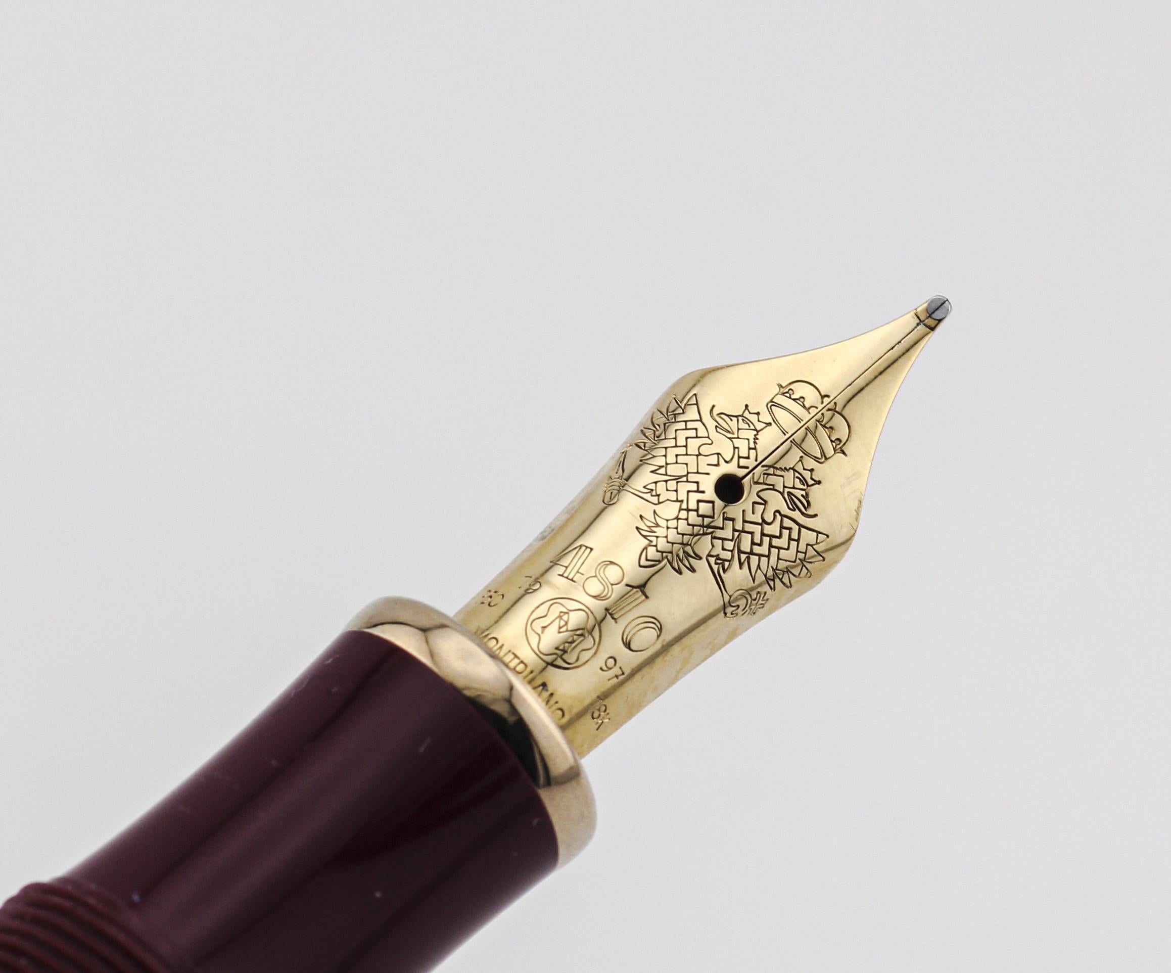 Montblanc Patron of the Art Edition Catherine the Great Fountain Pen For Sale 7