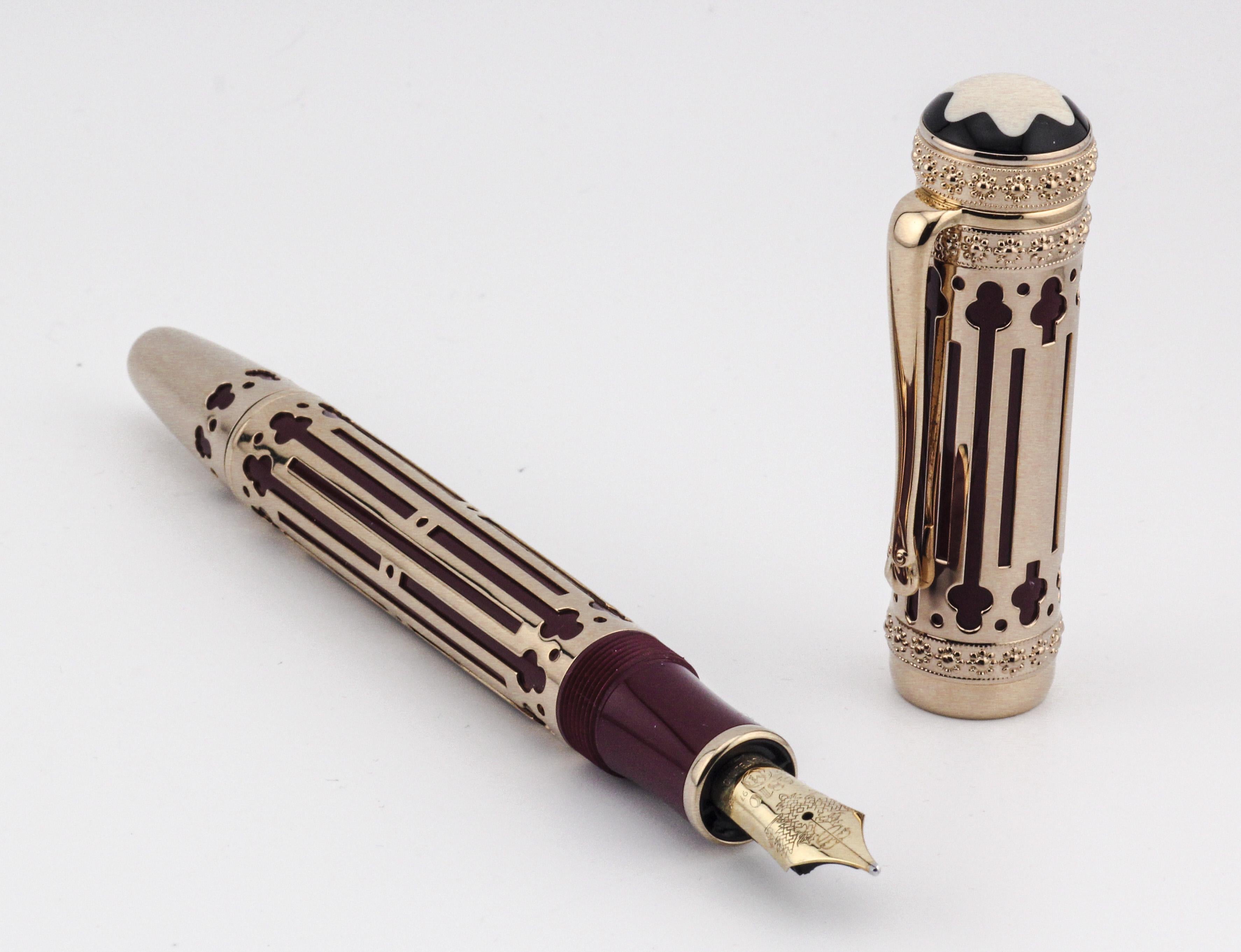 Montblanc Patron of the Art Edition Catherine the Great Fountain Pen For Sale 7