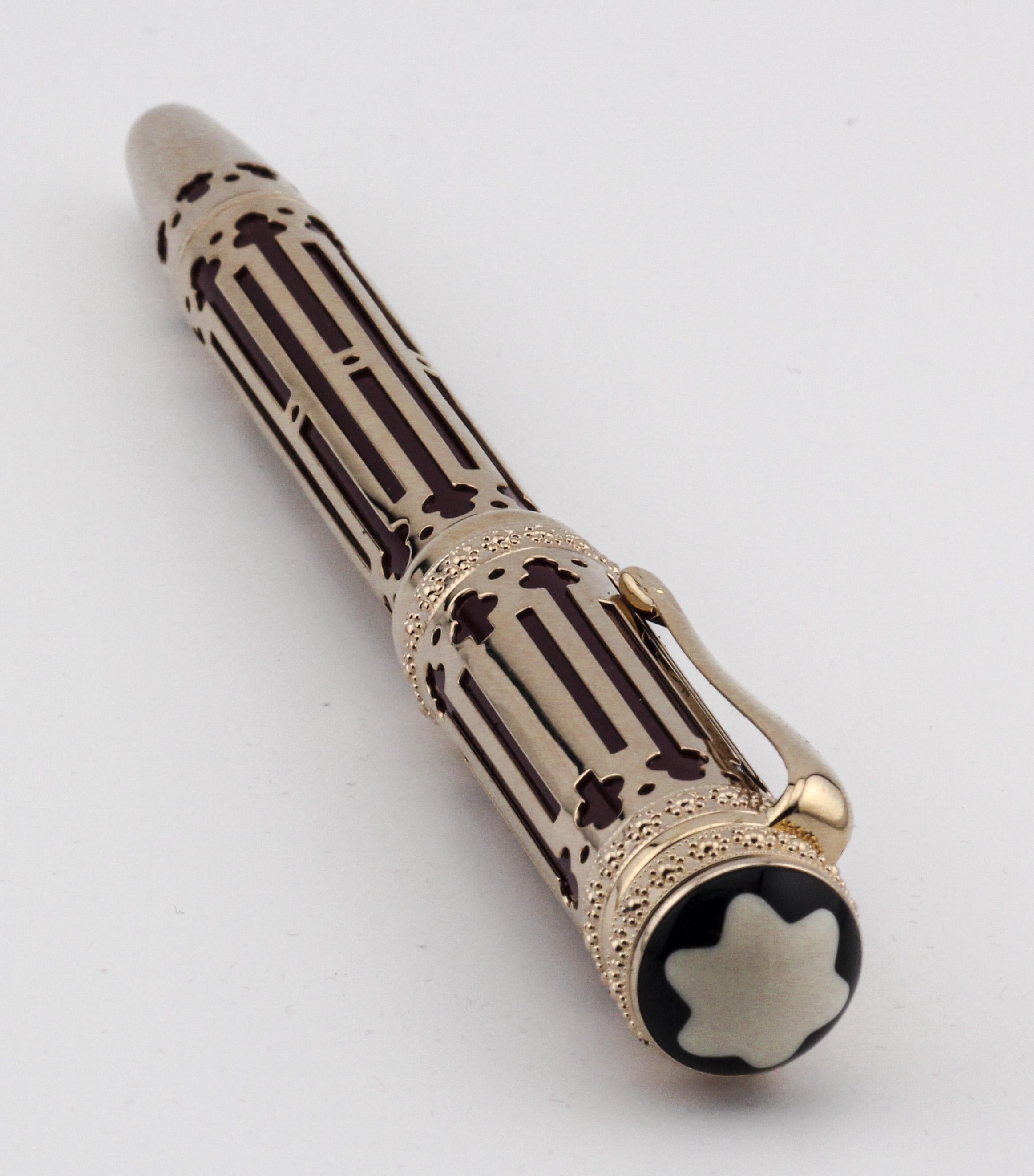 Montblanc Patron of the Art Edition Catherine the Great Fountain Pen In Good Condition For Sale In Bellmore, NY