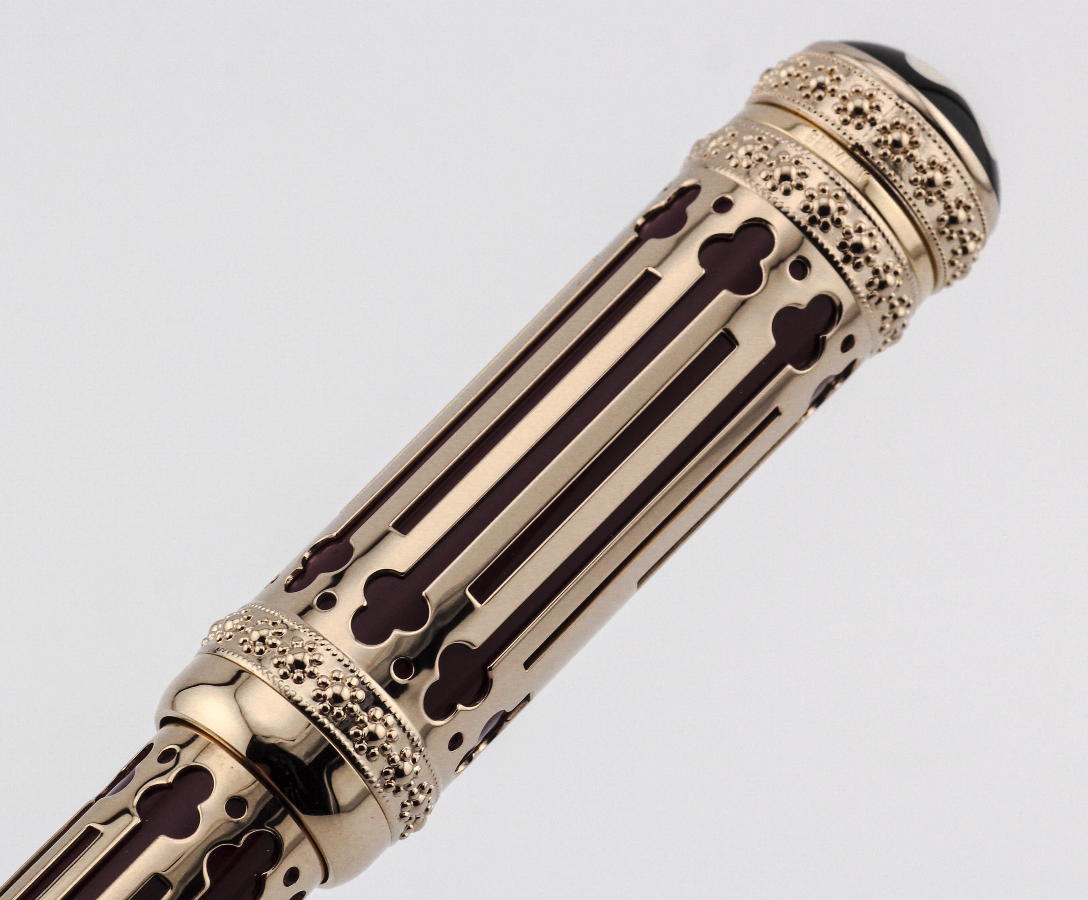 Montblanc Patron of the Art Edition Catherine the Great Fountain Pen For Sale 4