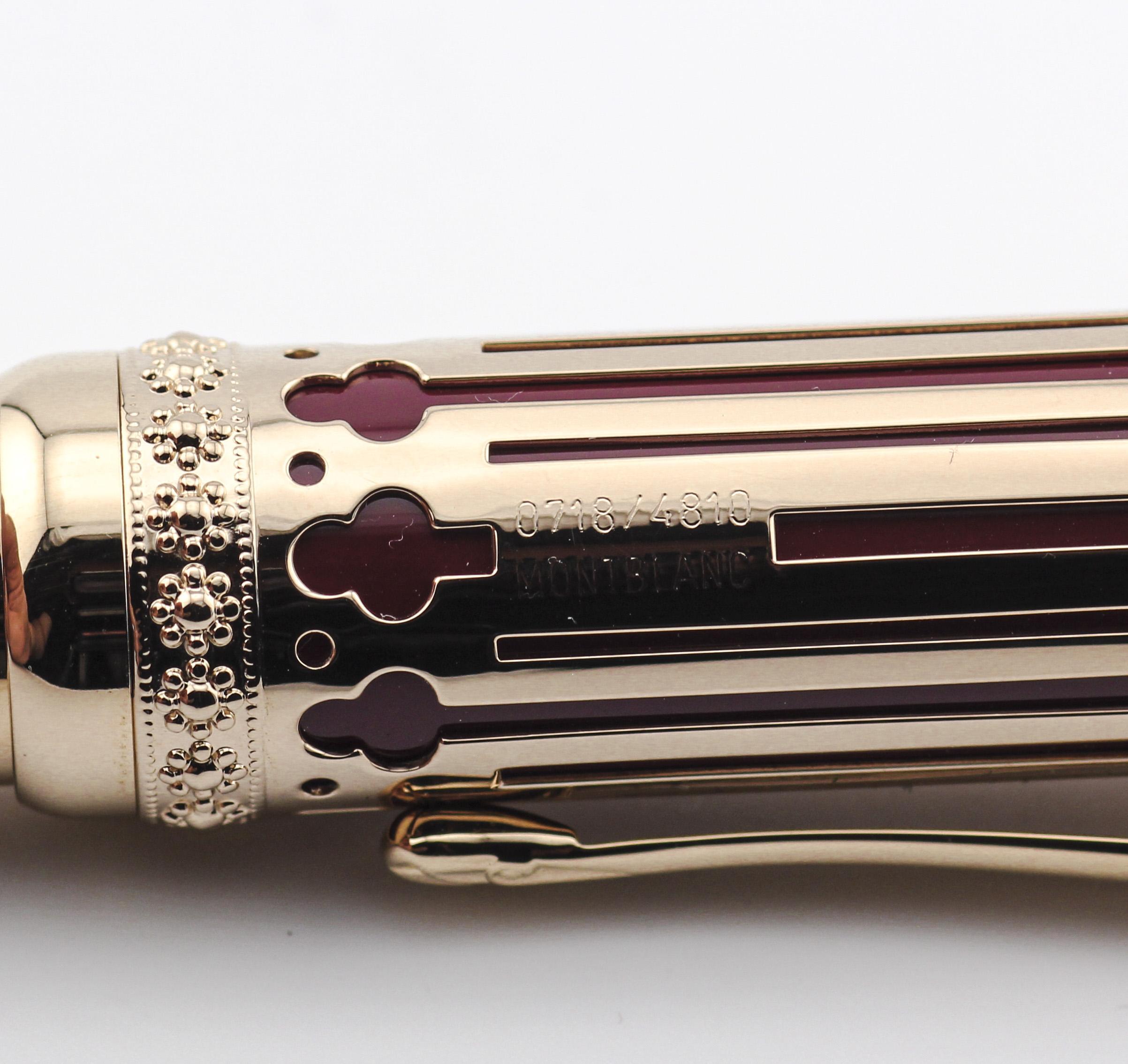 Montblanc Patron of the Art Edition Catherine the Great Fountain Pen For Sale 5