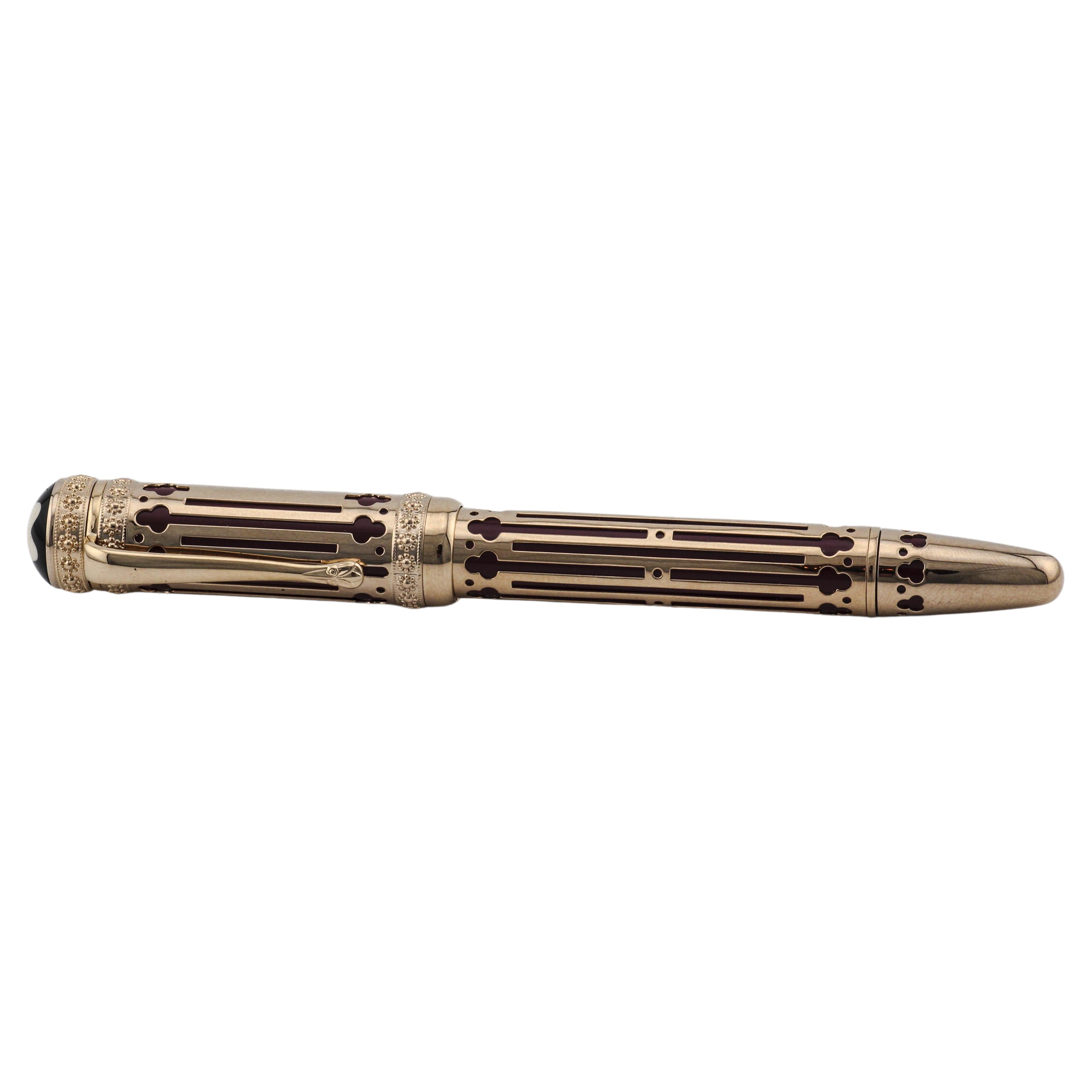 Montblanc Patron of the Art Edition Catherine the Great Fountain Pen For Sale