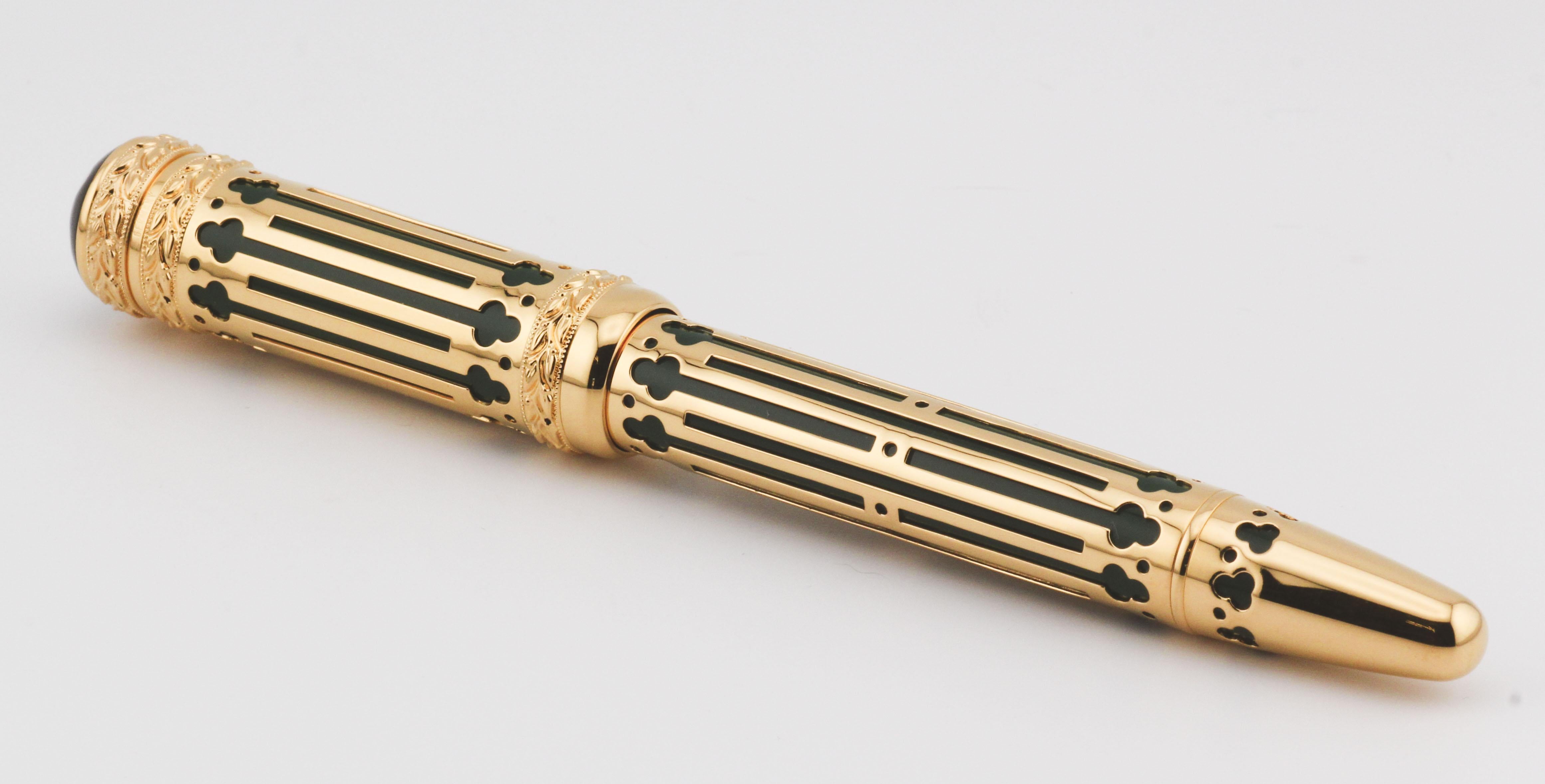 Montblanc Patron of the Art Edition Peter der Große Füllfederhalter 4810 Box Papiere für Damen oder Herren im Angebot