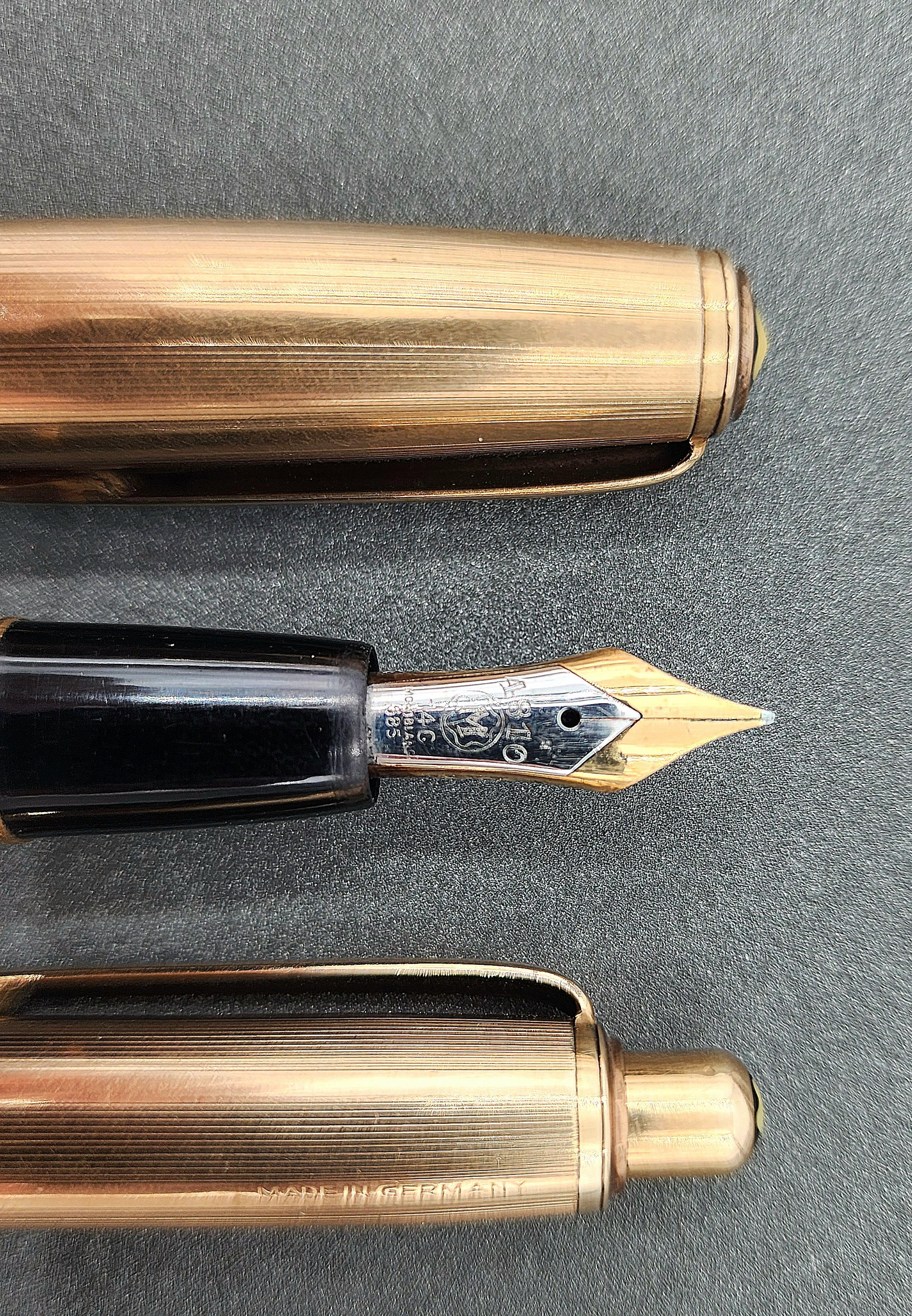 Taille ronde Montblanc Pix 772 Parure Stylo Plume & Meisterstruck 744 Masterpiece
