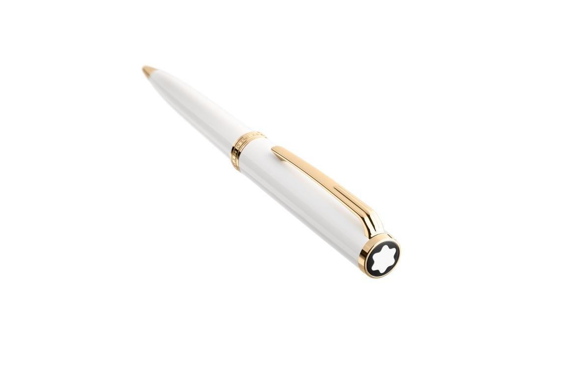 Montblanc PIX White Ballpoint Pen, 117659 In New Condition In Wilmington, DE