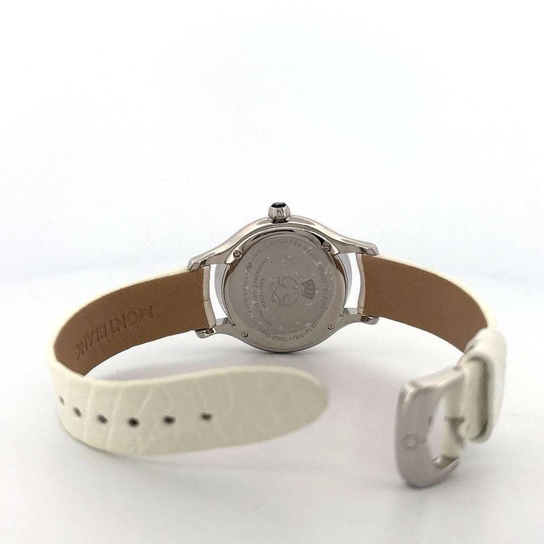 Rétro Montblanc Princesse Grace de Monaco  106499 Diamond Dial White Watch New in Box en vente