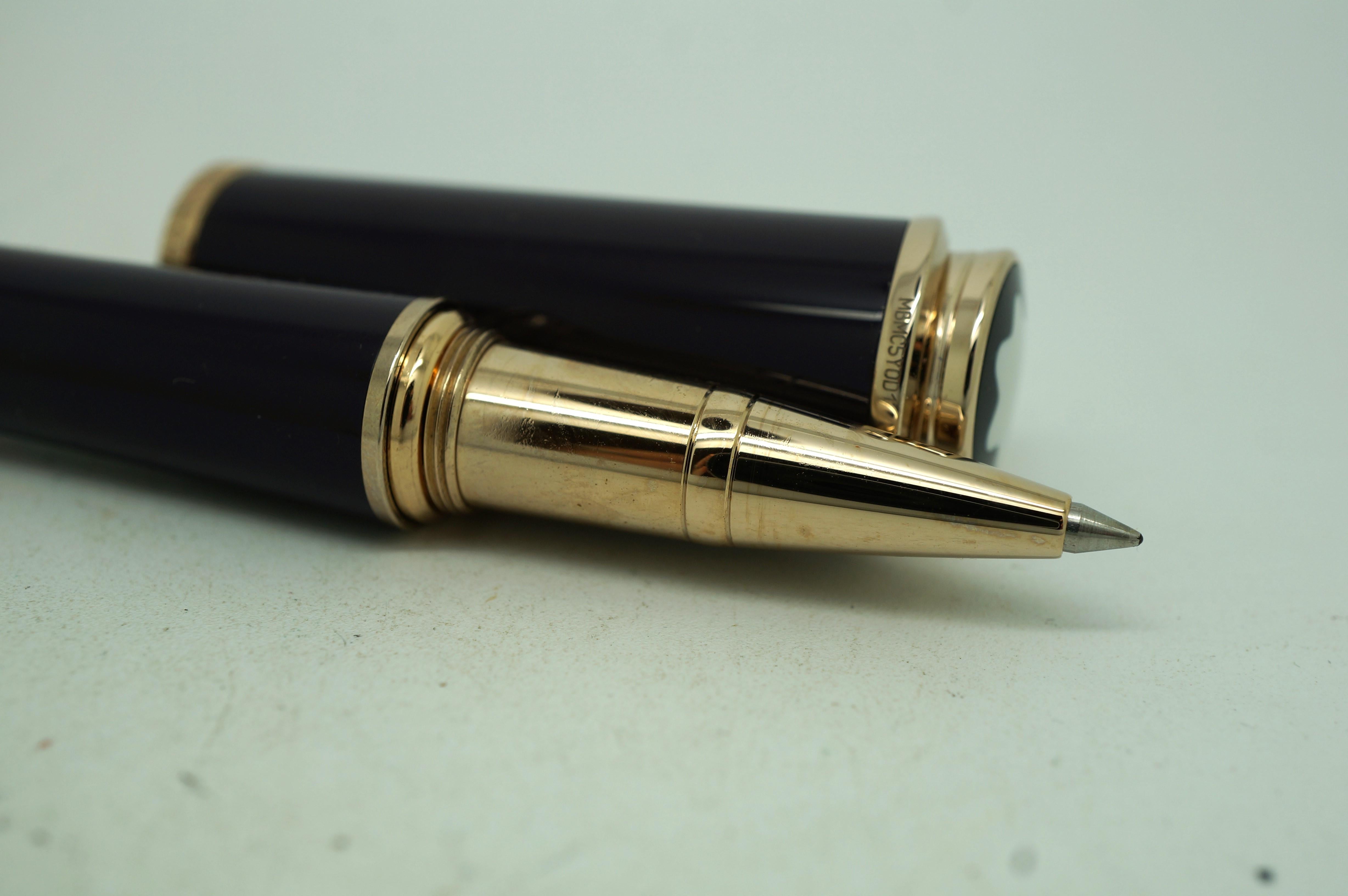 Montblanc Princesse Grace de Monaco Collection Purple Ballpoint Pen Original Box 5