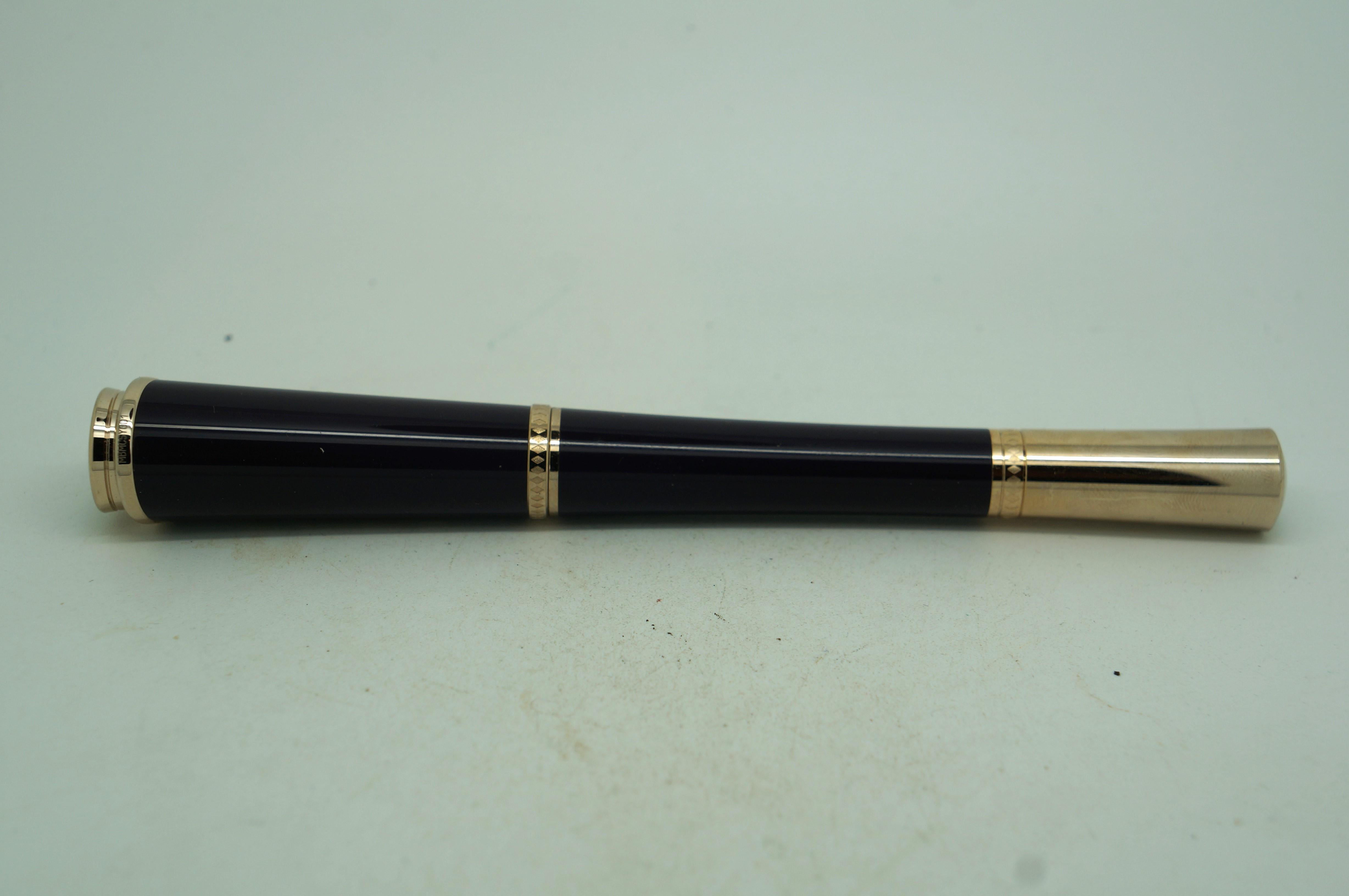 Montblanc Princesse Grace de Monaco Collection Purple Ballpoint Pen Original Box 2