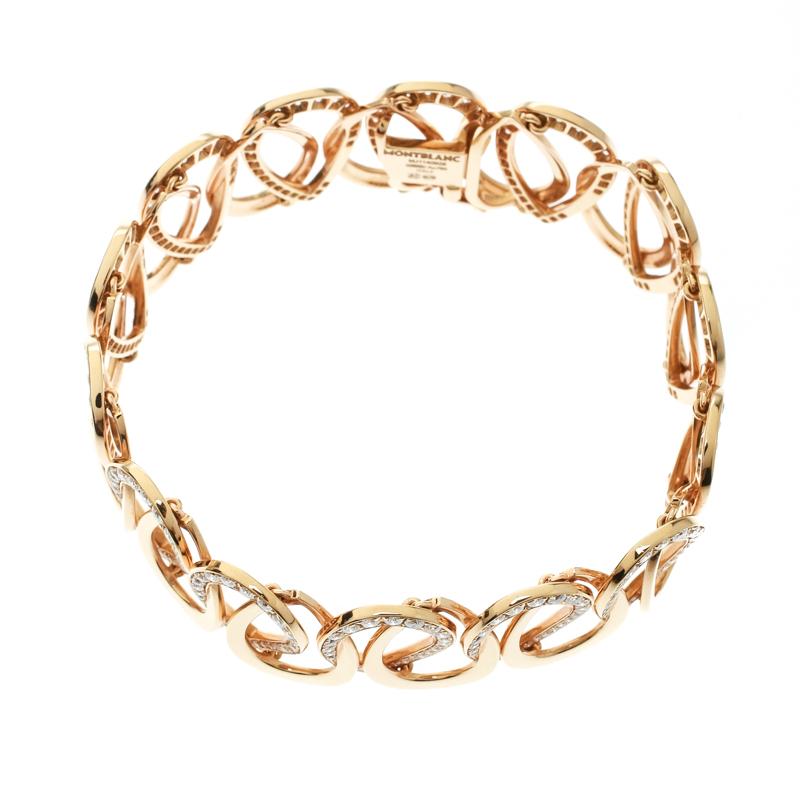 montblanc bracelet gold