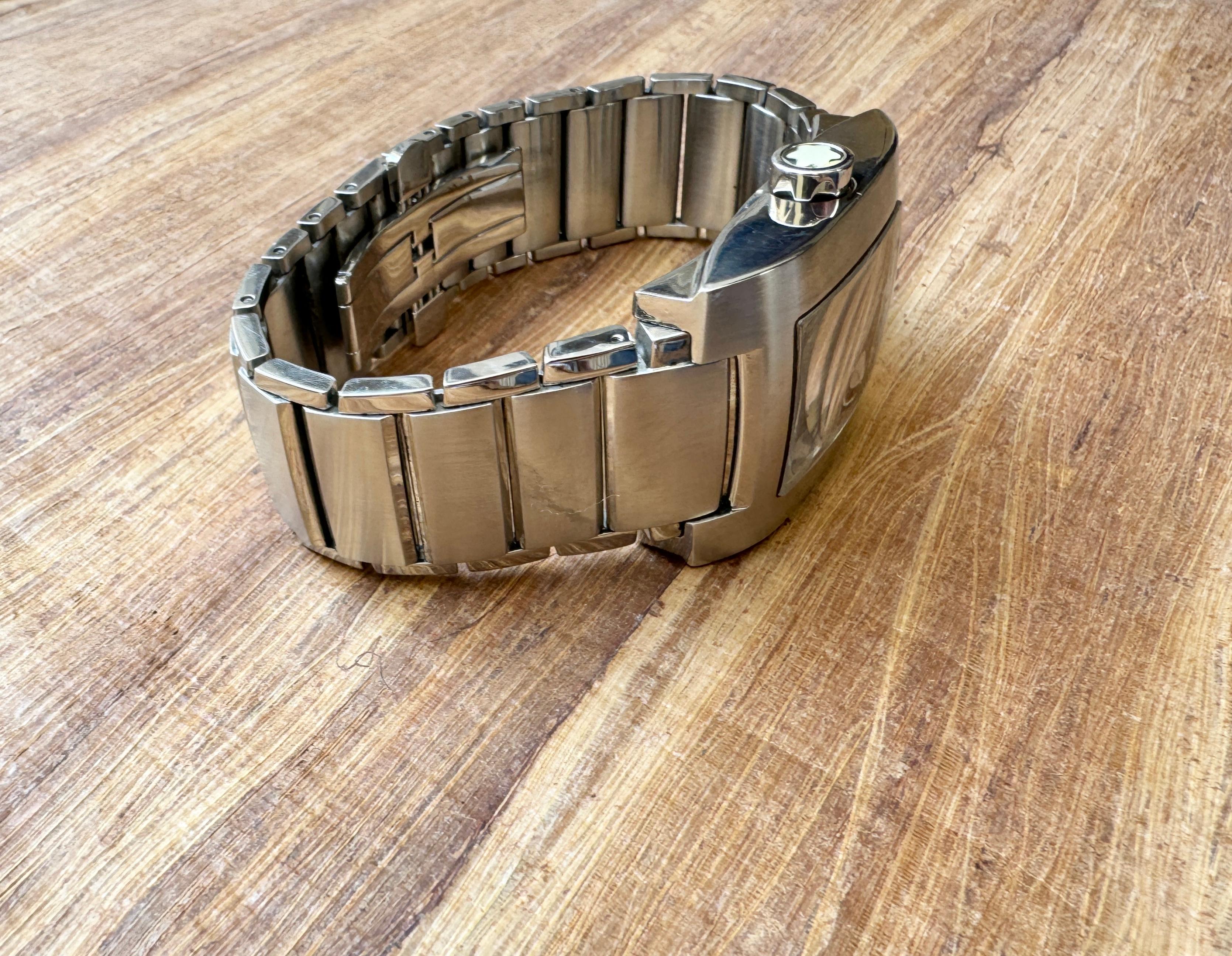 Montblanc Profile 7058 Stainless Steel Automatic Watch For Sale 10