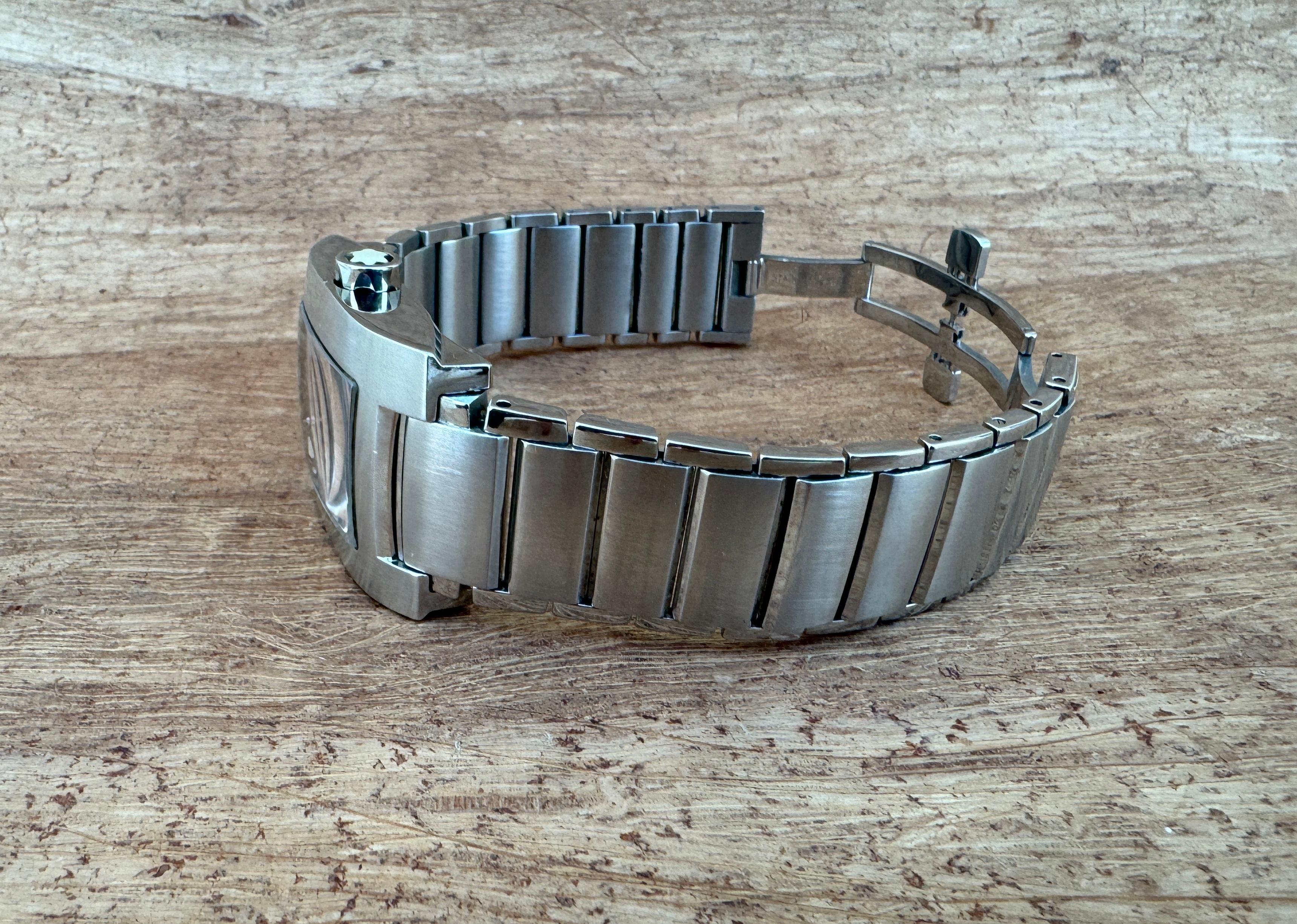 Montblanc Profile 7058 Stainless Steel Automatic Watch For Sale 4