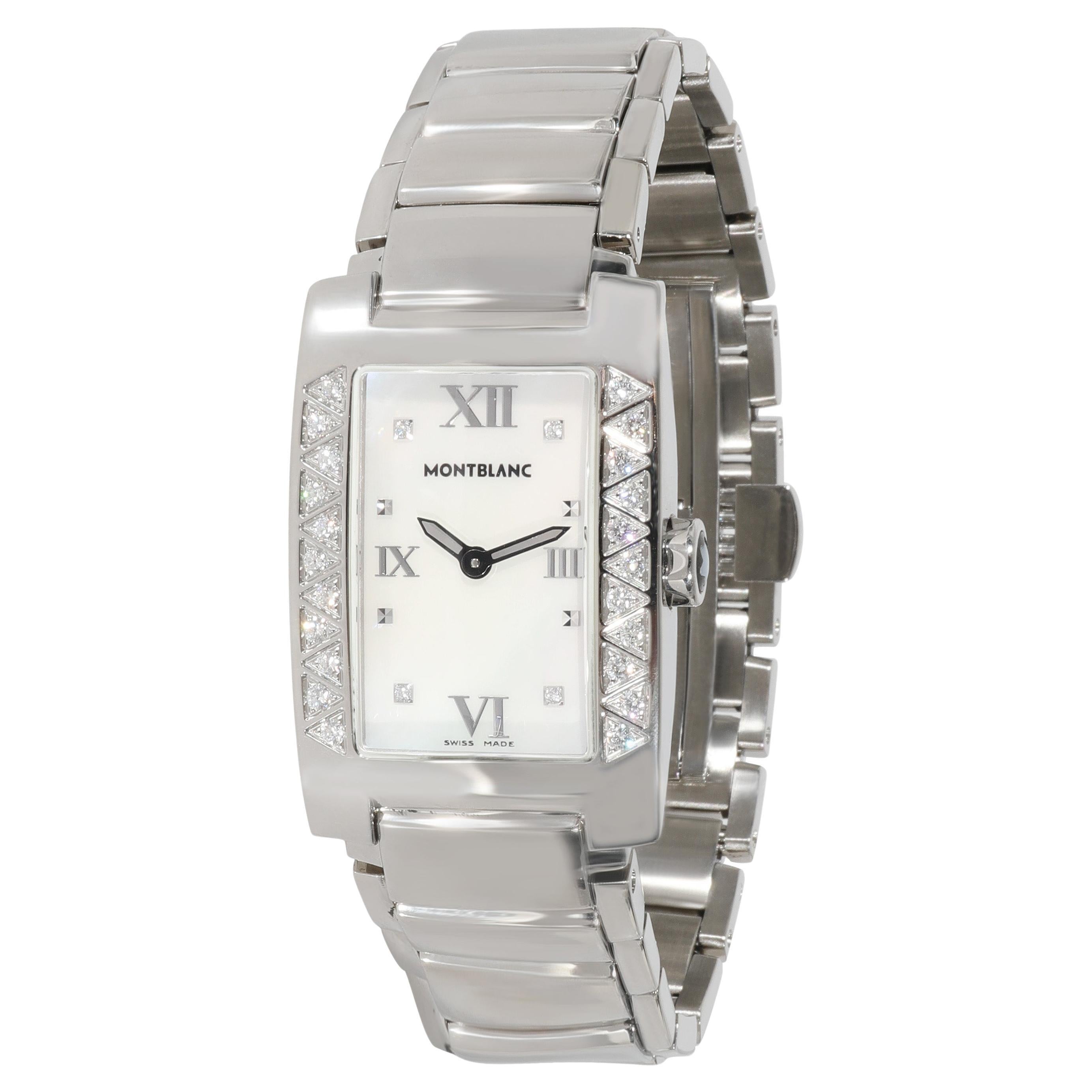 Montre Montblanc Profile Elegance 36127 pour femme en acier inoxydable