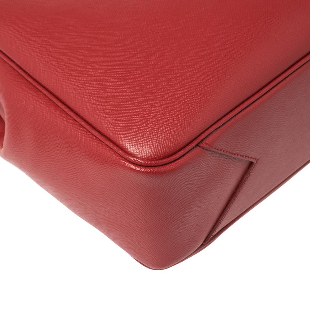 Women's Montblanc Red Leather Sartorial Briefcase