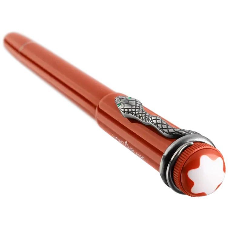 Montblanc Rouge et Noir Special Edition Coral Fountain Pen 114725 In New Condition In Wilmington, DE