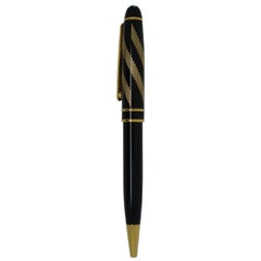 Stylo à bille Montblanc Solitaire Gold & Black Diagonal Stripe