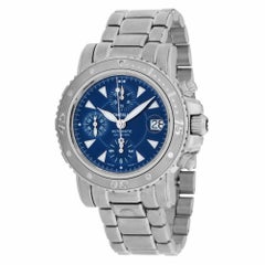 MontBlanc Sport 7034 Stainless Steel Blue Dial Automatic Watch
