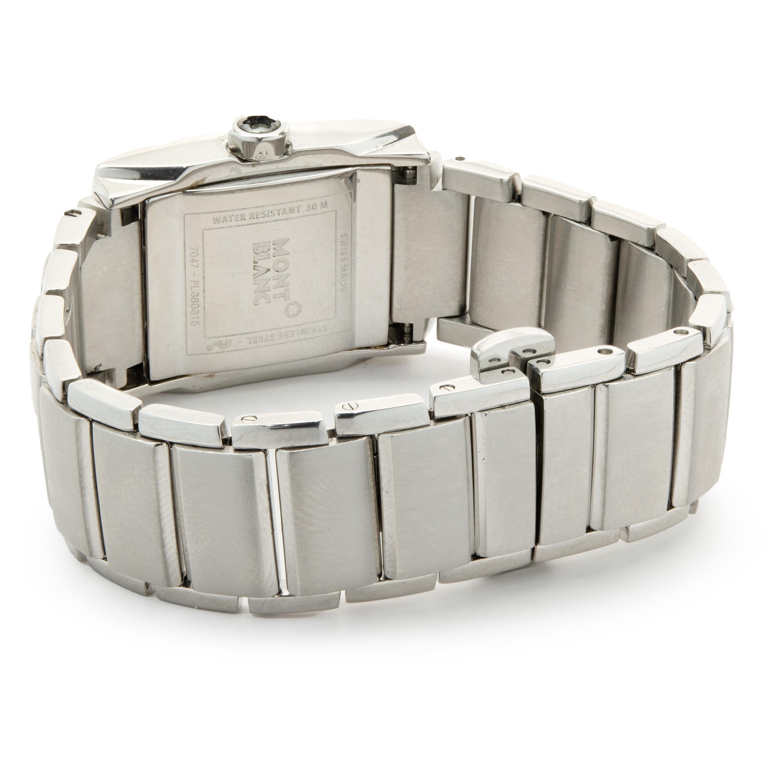 Edelstahl-Diamantprofil von Montblanc (Rundschliff)