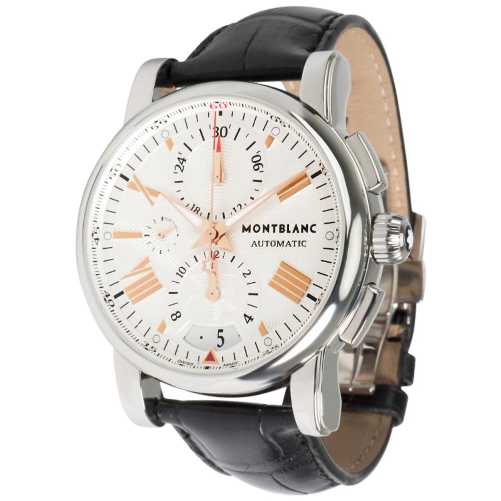 Montblanc Star 105856, Silver Dial, Certified and Warranty