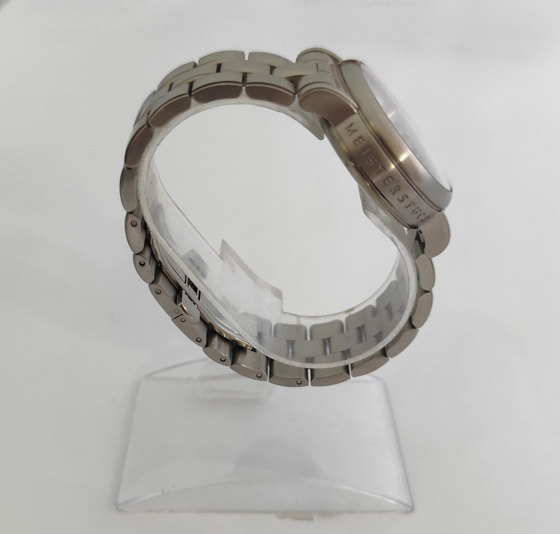 Montblanc Star Cronógrafo Star 7038 Esfera Negra Cronógrafo Acero Inoxidable Wat en venta 6