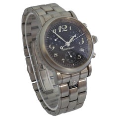 Montblanc Star Chronograph Star 7038 Black Dial Chronograph Stainless Steel Wat