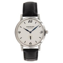 Used Montblanc Star Classique White Dial Men's Watch 107073