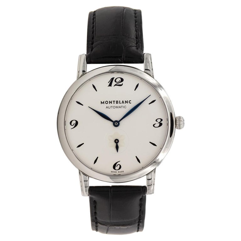 Montblanc Star Classique White Dial Men's Watch 107073 at 1stDibs | montblanc  star watches, montblanc deployant clasp, montblanc watches white dial
