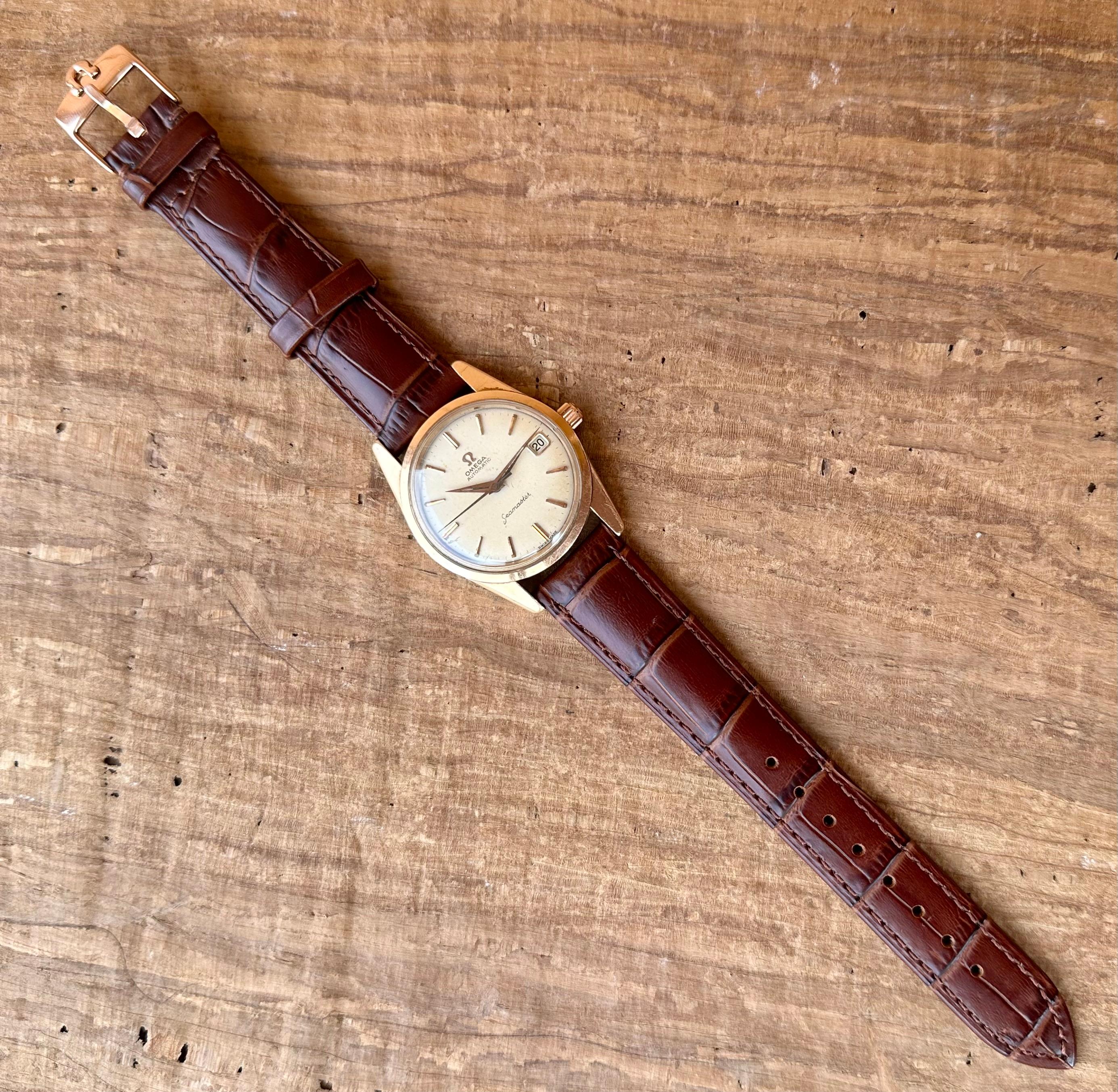 Omega Seamaster Gold Capped Seamaster Ref 14701 Vintage 60's Watch 4