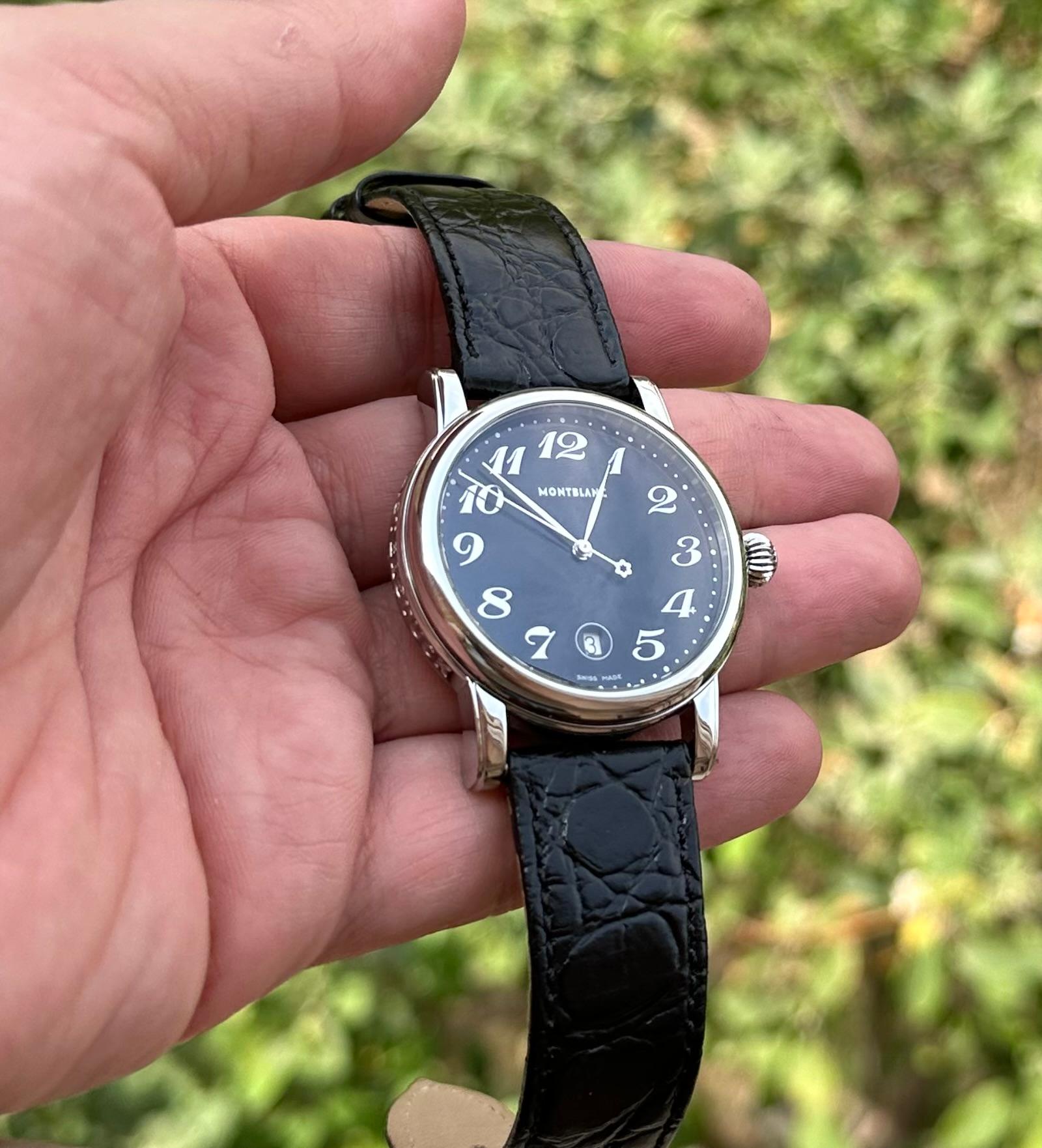 Montblanc Star Meisterstuck Star Date 7072 Watch Boxed 5