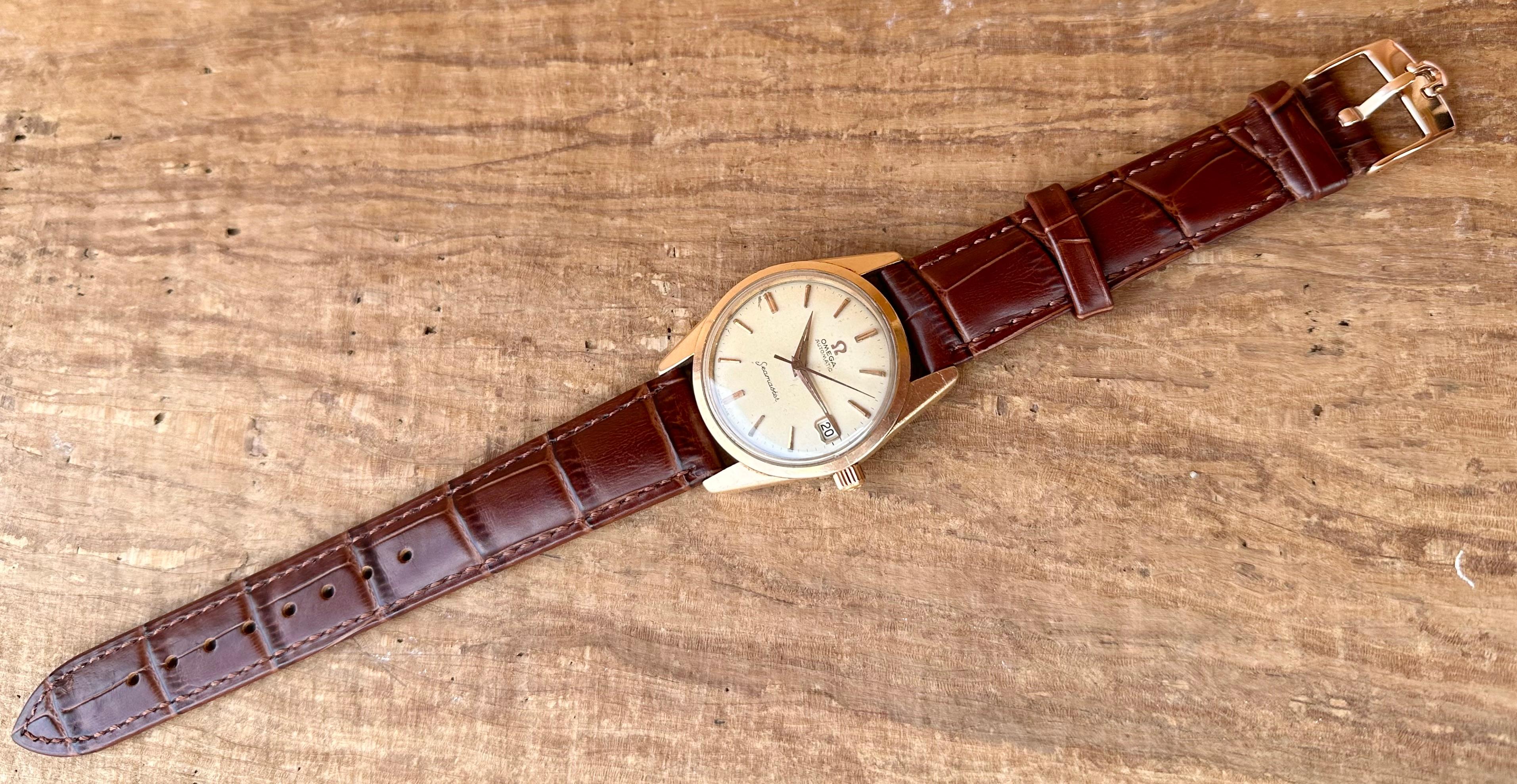 Omega Seamaster Gold Capped Seamaster Ref 14701 Vintage 60's Watch 6