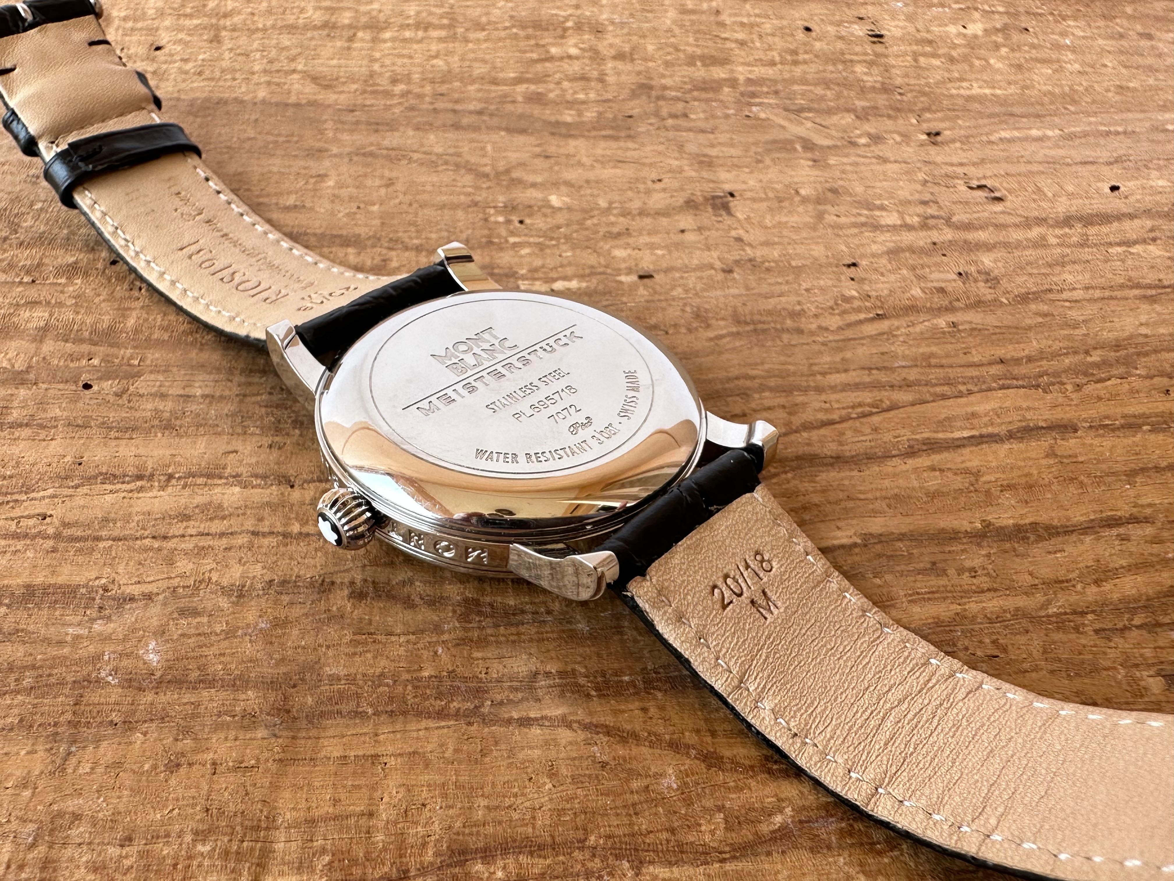 Montblanc Star Meisterstuck Star Date 7072 Watch Boxed 8