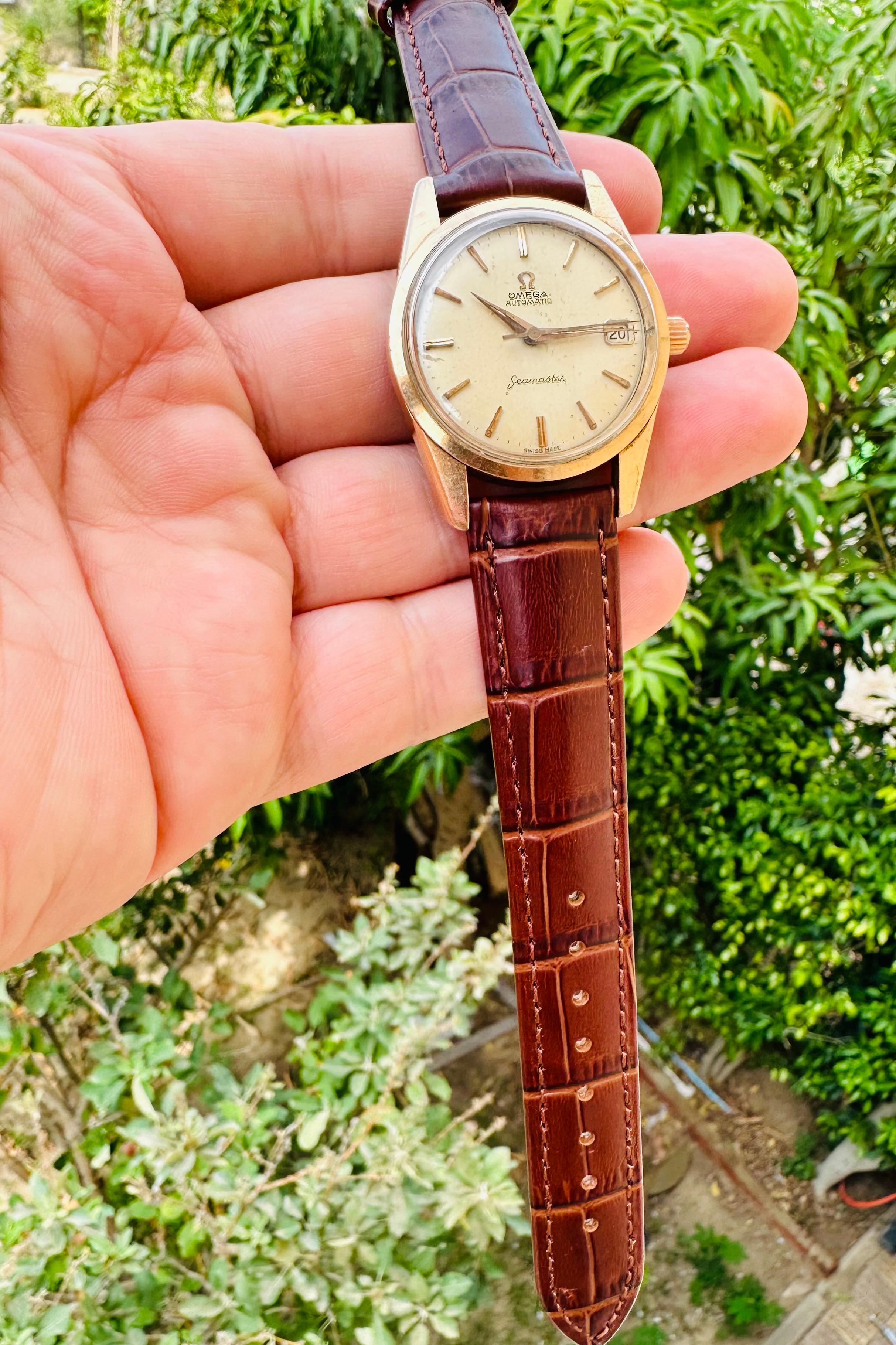 Omega Seamaster Gold Capped Seamaster Ref 14701 Vintage 60's Watch 10