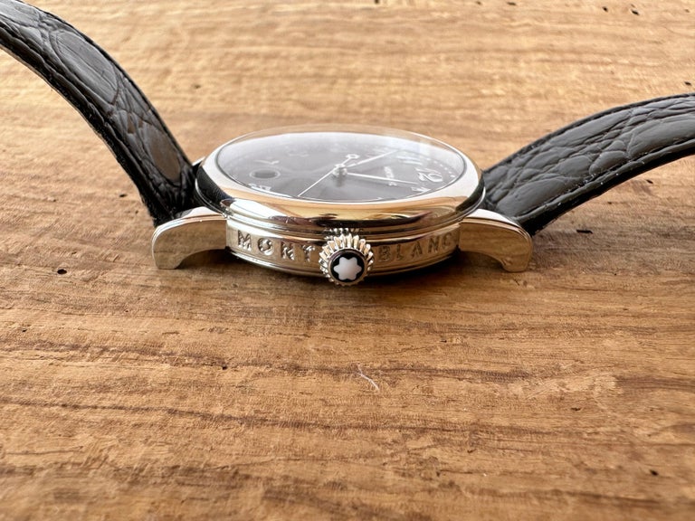 Montblanc Star Meisterstuck Star Date 7072 Watch Boxed For Sale at 1stDibs montblanc 7072 montblanc meisterstuck 7072 montblanc 7000pl24026