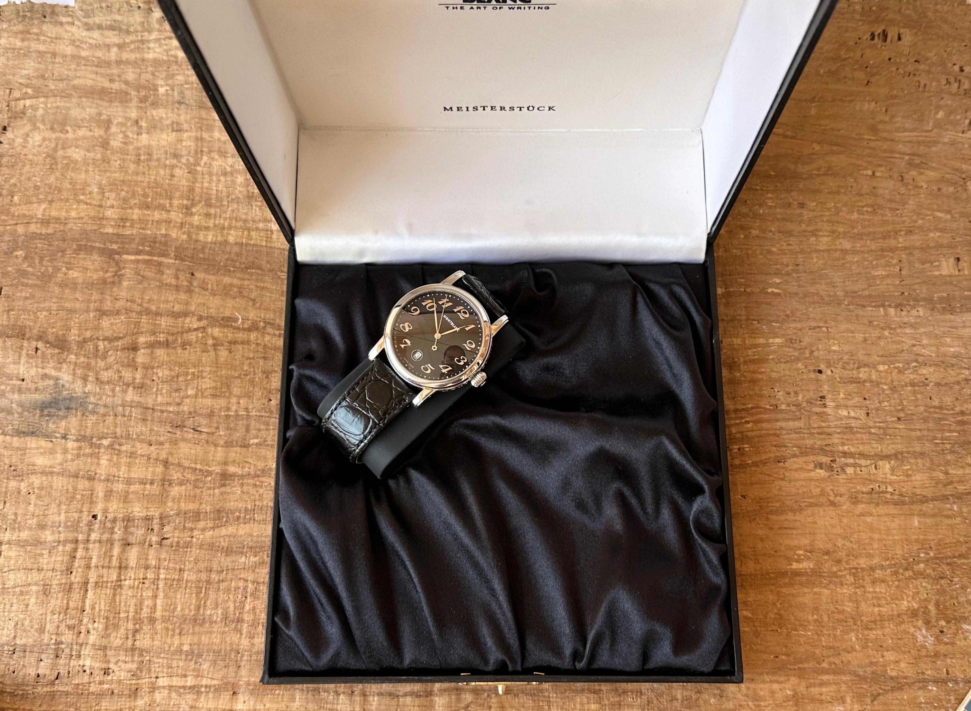 Montblanc Star Meisterstuck Star Date 7072 Watch Boxed For Sale 1