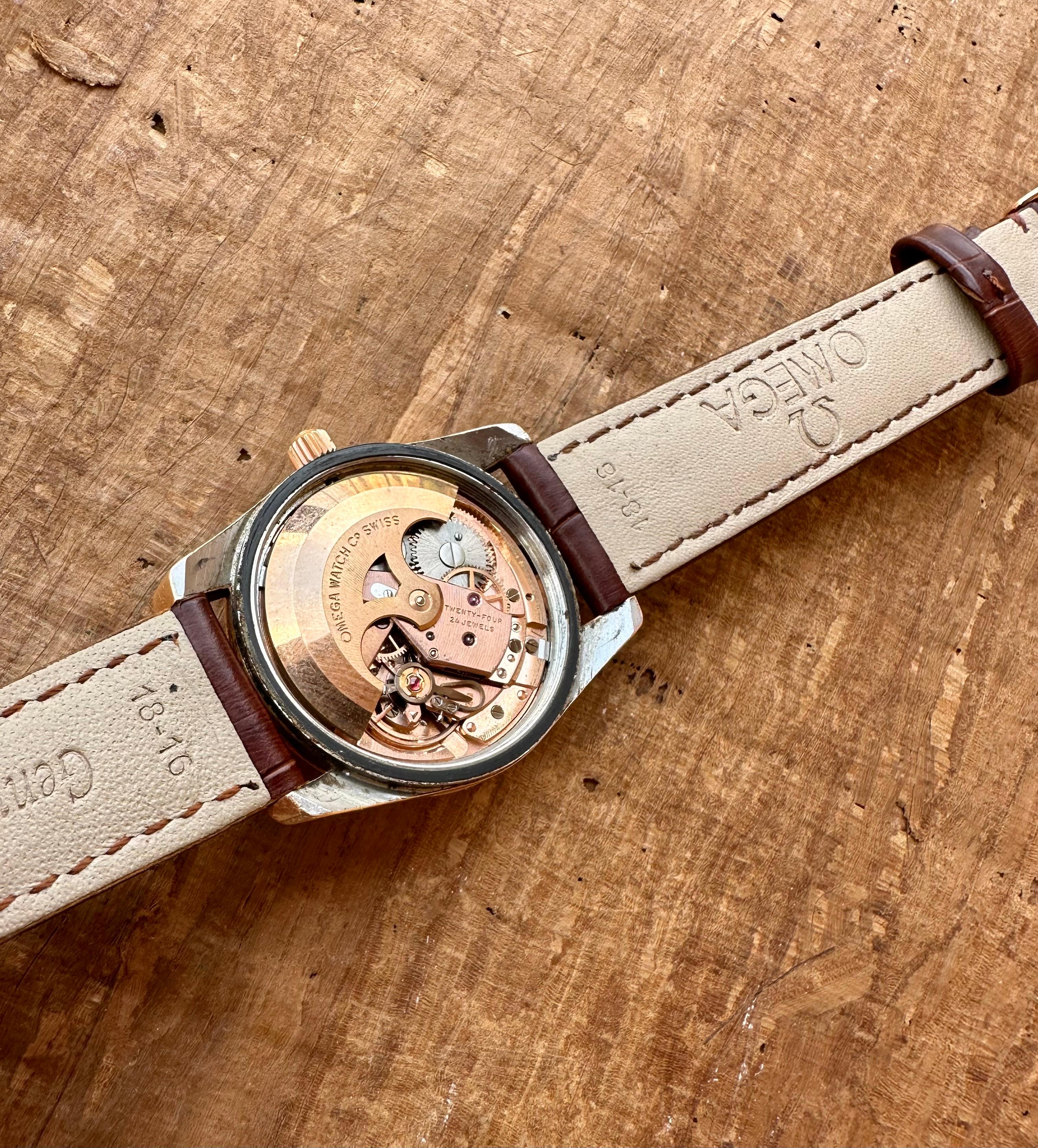 Omega Seamaster Gold Capped Seamaster Ref 14701 Vintage 60's Watch In Good Condition In Toronto, CA