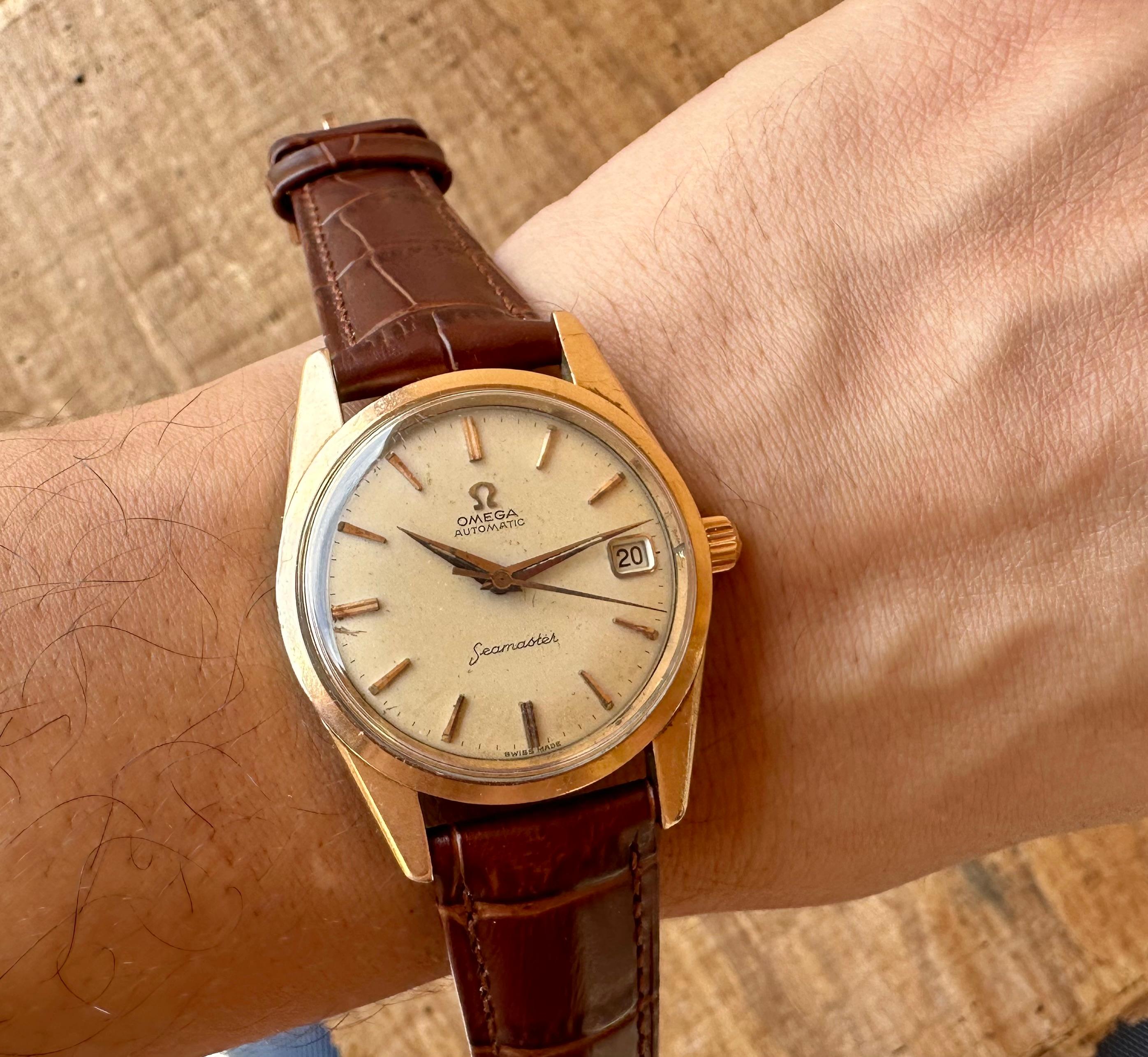 Omega Seamaster Gold Capped Seamaster Ref 14701 Vintage 60's Watch 1