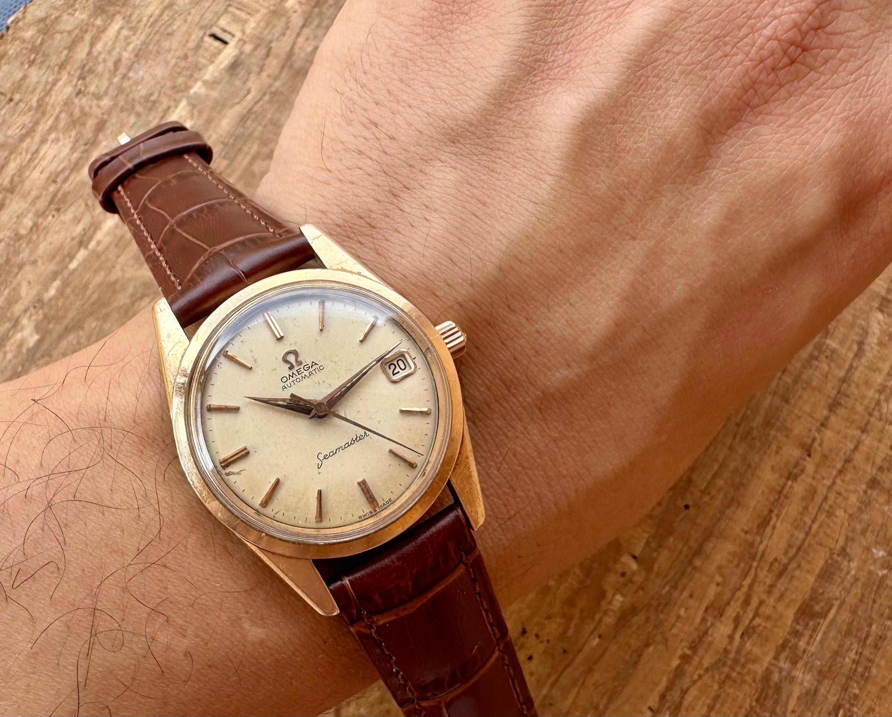 Omega Seamaster Gold Capped Seamaster Ref 14701 Vintage 60's Watch 2