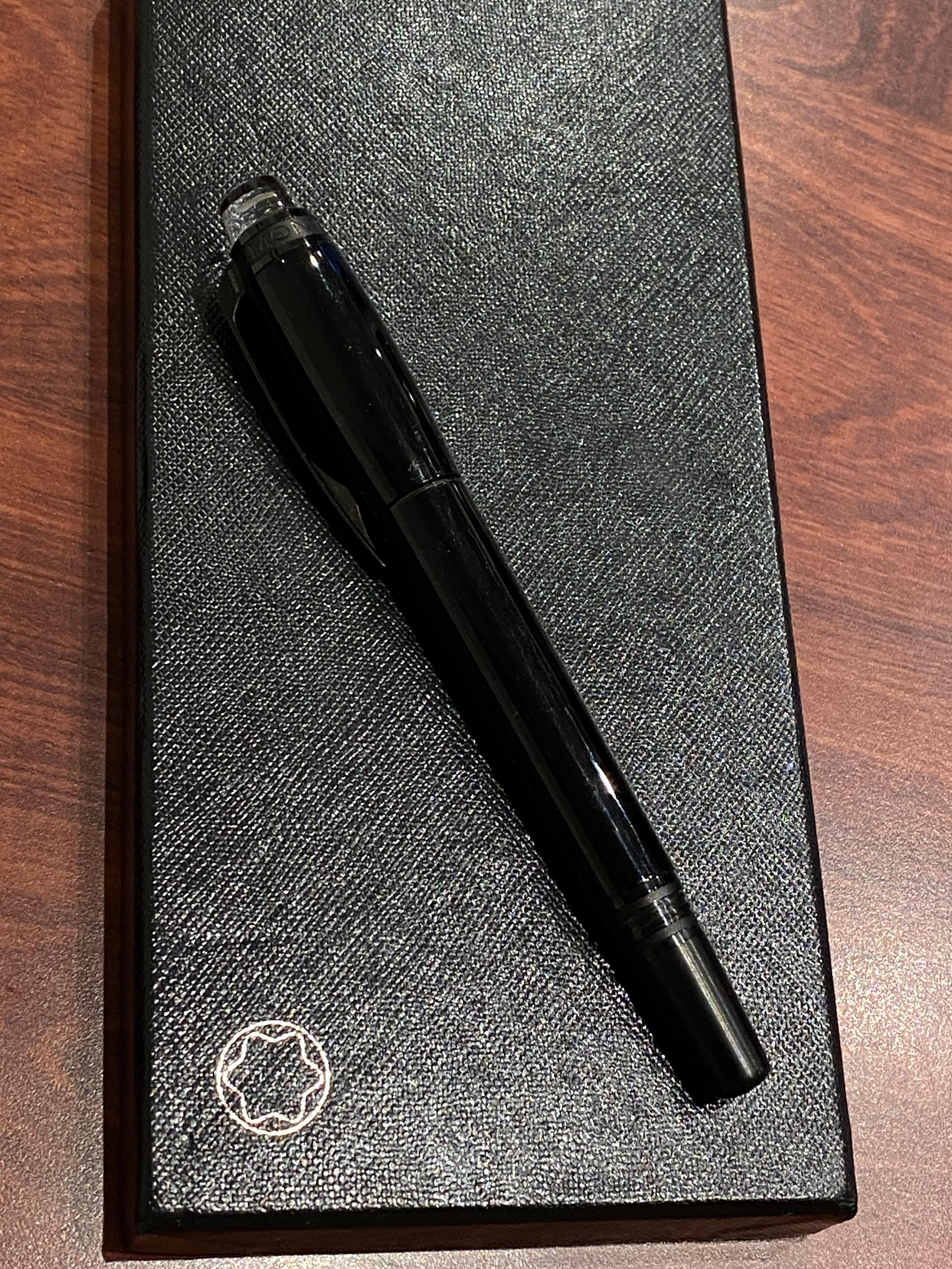 Montblanc Star Walker Urban Speed Fountain Pendentif en or 14K 585 Nib. Boîte + étui. en vente 6