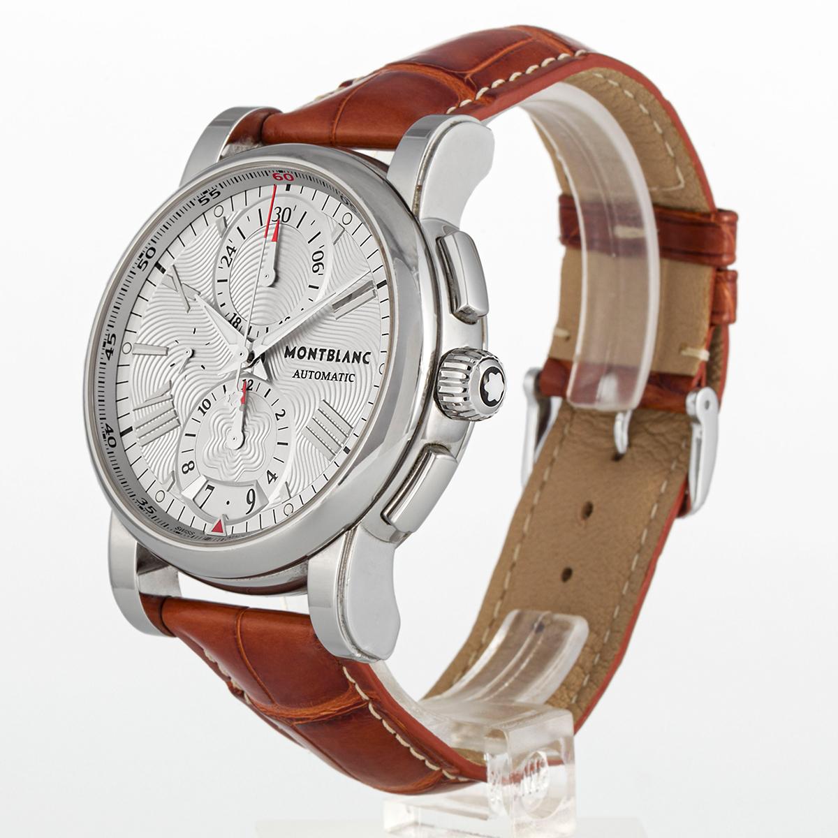 Montblanc Start steel case 44mm im Zustand „Gut“ im Angebot in MADRID, ES