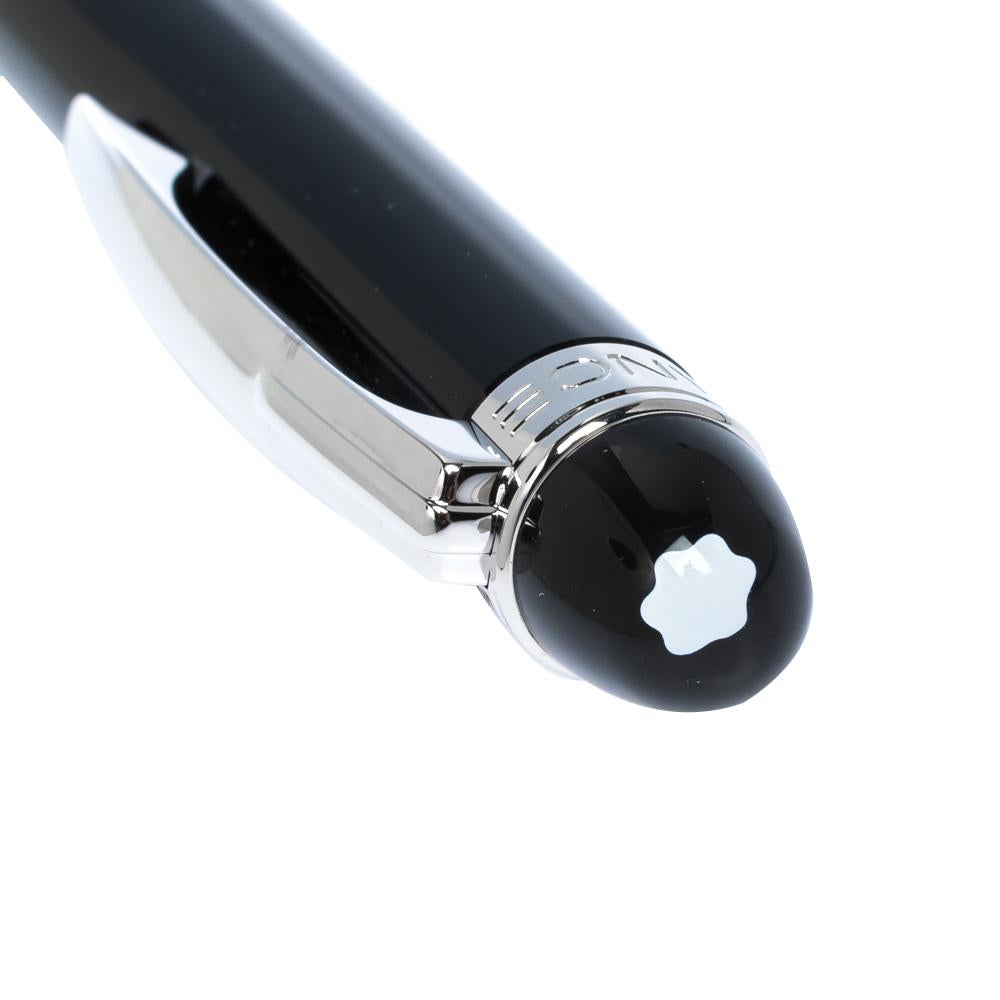 Men's Montblanc StarWalker Black Resin Silver Tone Ballpoint Pen